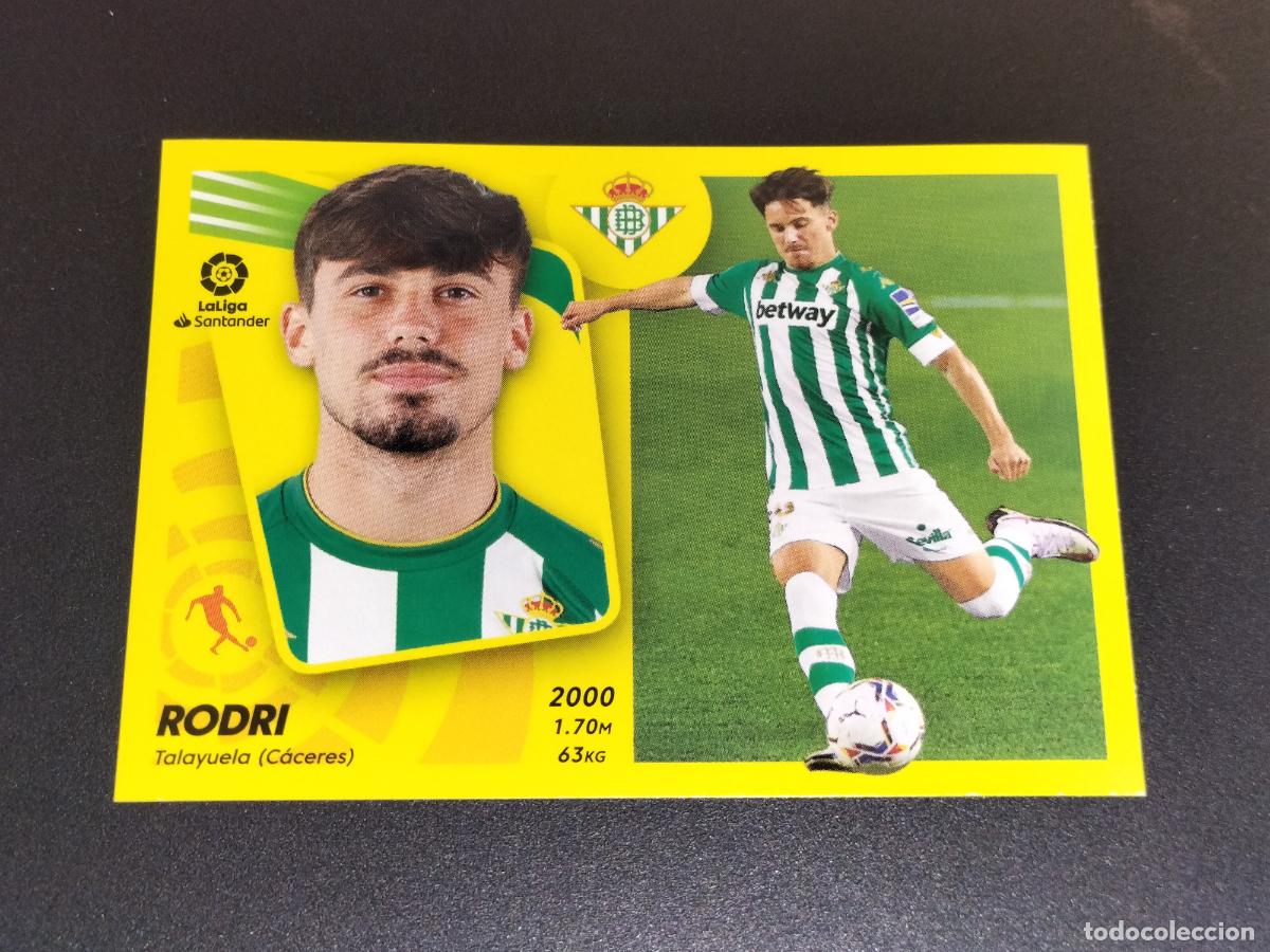 Fu&szlig;ball-Sticker: N&ordm; 15 BIS COLOCA RODRI BETIS CROMOS LALIGA SANTANDER ESTE LIGA FUTBOL 2021 2022 21 22 PANINI