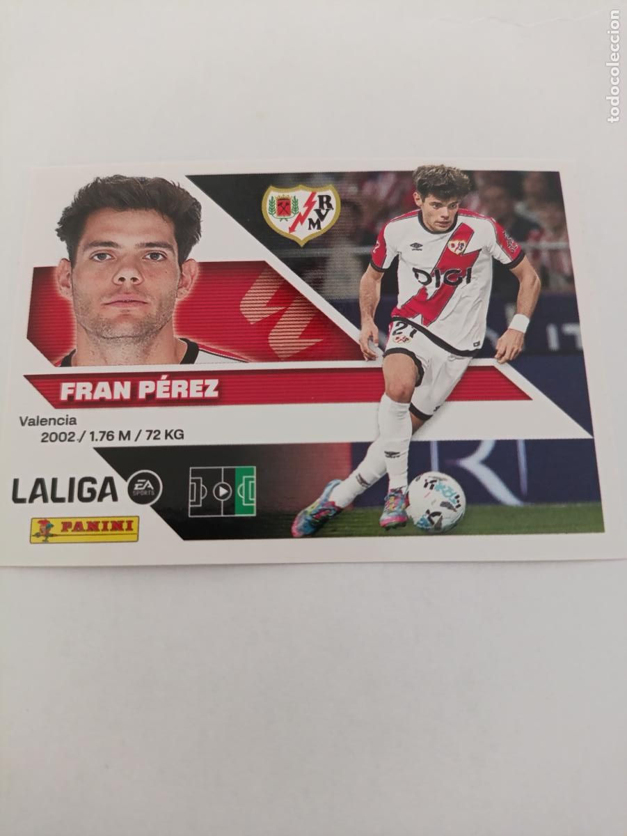 Fu&szlig;ball-Sticker: LIGA ESTE 2026 2027 RAYO VALLECANO FRAN PEREZ N&ordm;17