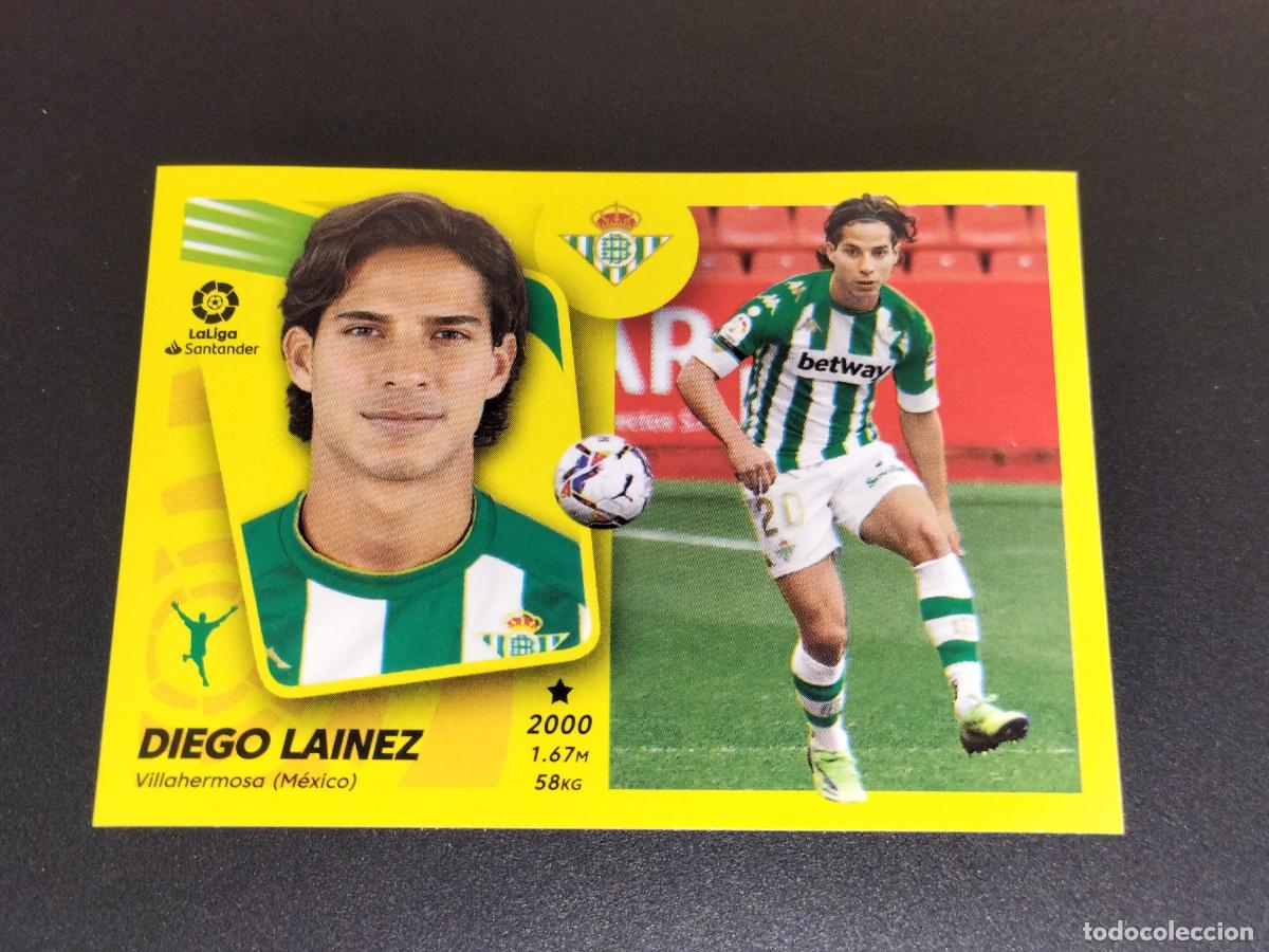 Football Stickers: N&ordm; 18 DIEGO LAINEZ BETIS CROMOS LALIGA SANTANDER ESTE LIGA 2021 2022 21 22 PANINI