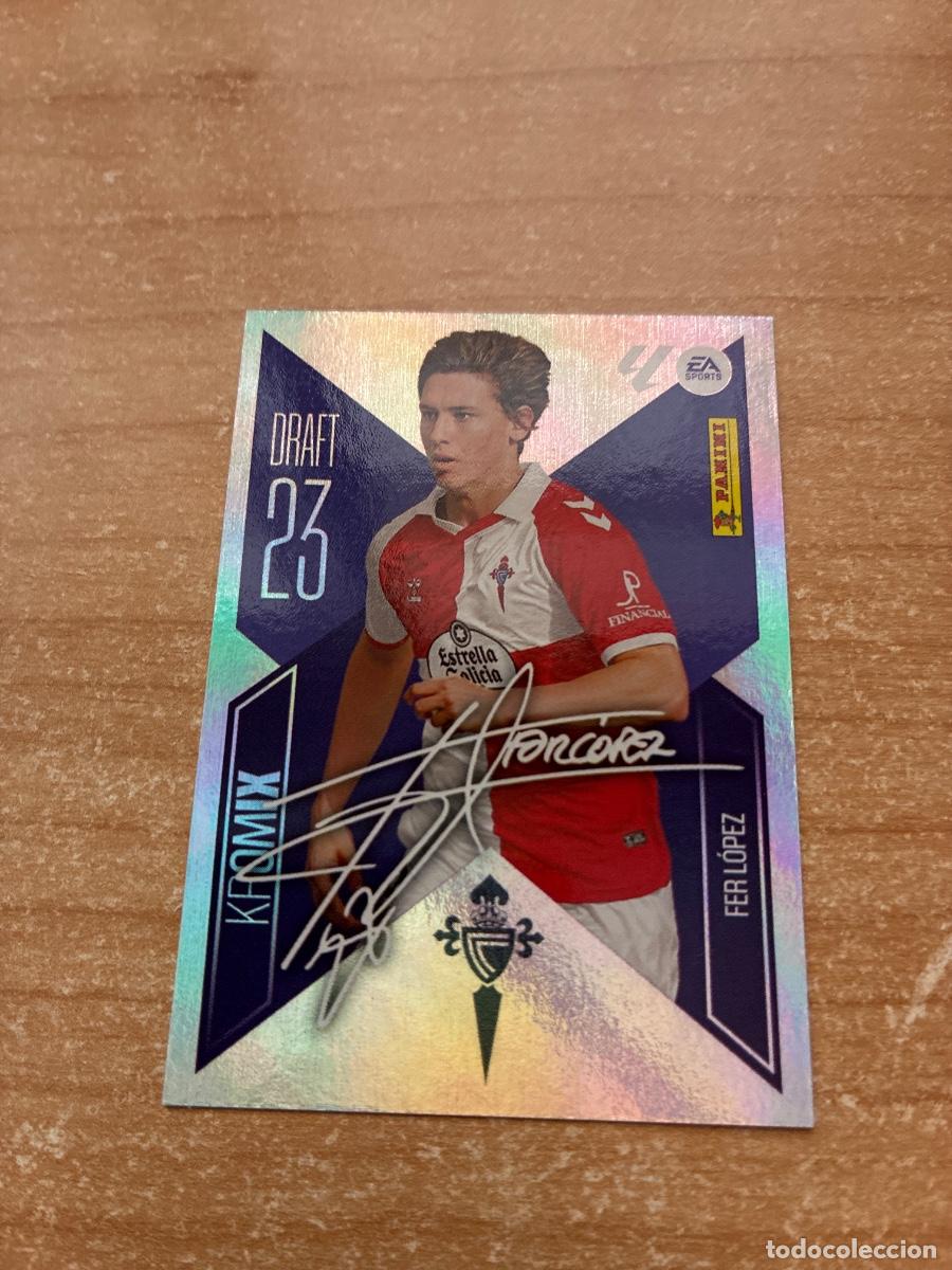 Football Stickers: K7 FER L&Oacute;PEZ KROMIX DRAFT 23 CELTA VIGO LIGA ESTE 2026 2027