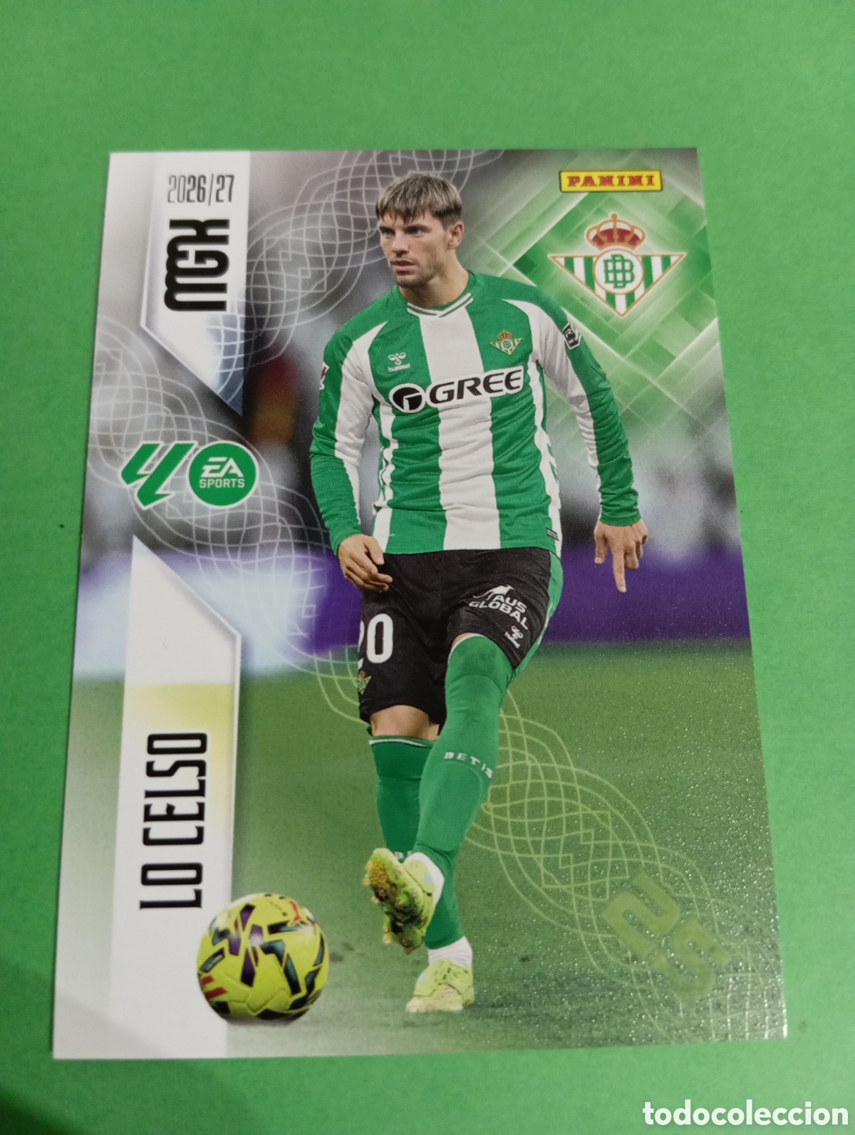 Football Stickers: Lo Celso Betis n&deg;103 / PANINI MEGACRACKS 2026/2027