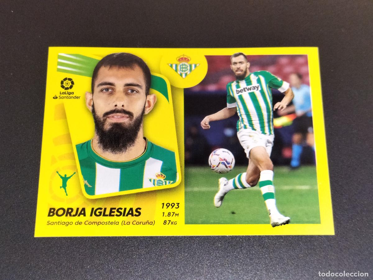 Fu&szlig;ball-Sticker: N&ordm; 20 BORJA IGLESIAS BETIS CROMOS LALIGA SANTANDER ESTE LIGA 2021 2022 21 22 PANINI