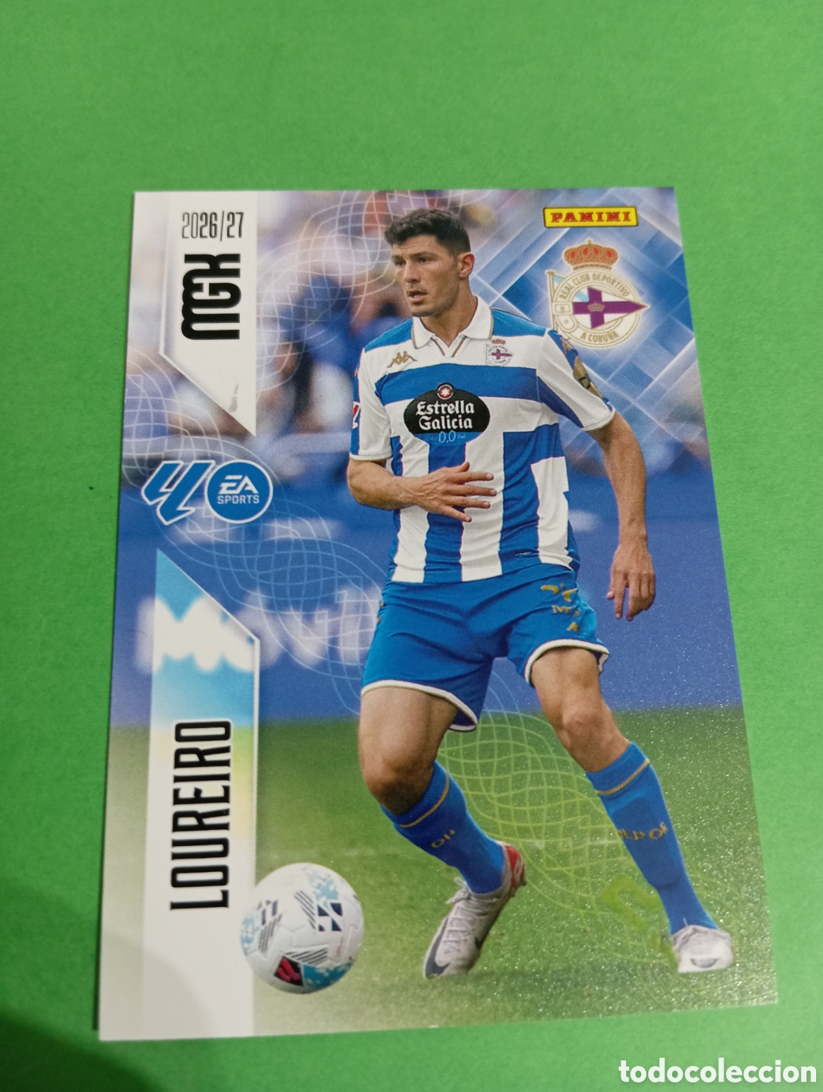 Fu&szlig;ball-Sticker: Loureiro Deportivo de la Coru&ntilde;a n&deg;131 / PANINI MEGACRACKS 2026/2027