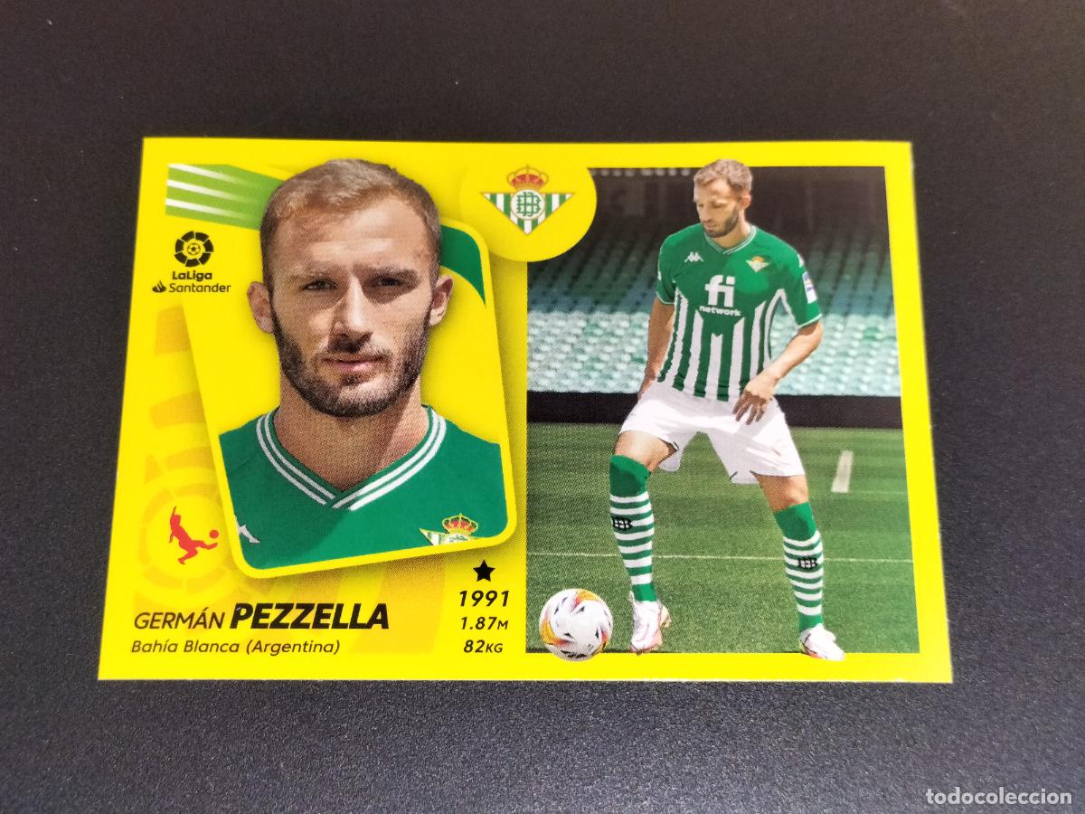 Fu&szlig;ball-Sticker: FICHAJE 43 PEZZELLA BETIS CROMOS LALIGA SANTANDER ESTE LIGA 2021 2022 21 22 PANINI