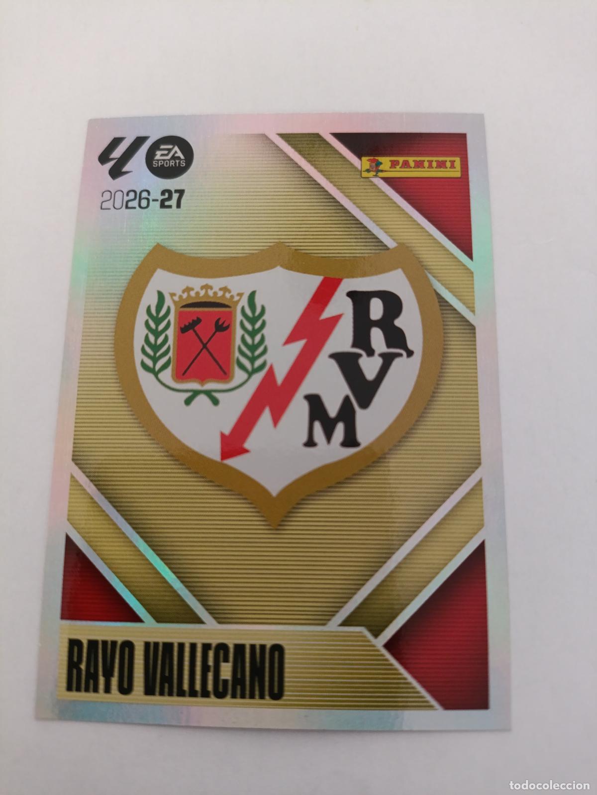 Fu&szlig;ball-Sticker: LIGA ESTE 2026 2027 RAYO VALLECANO ESCUDO N&ordm;1