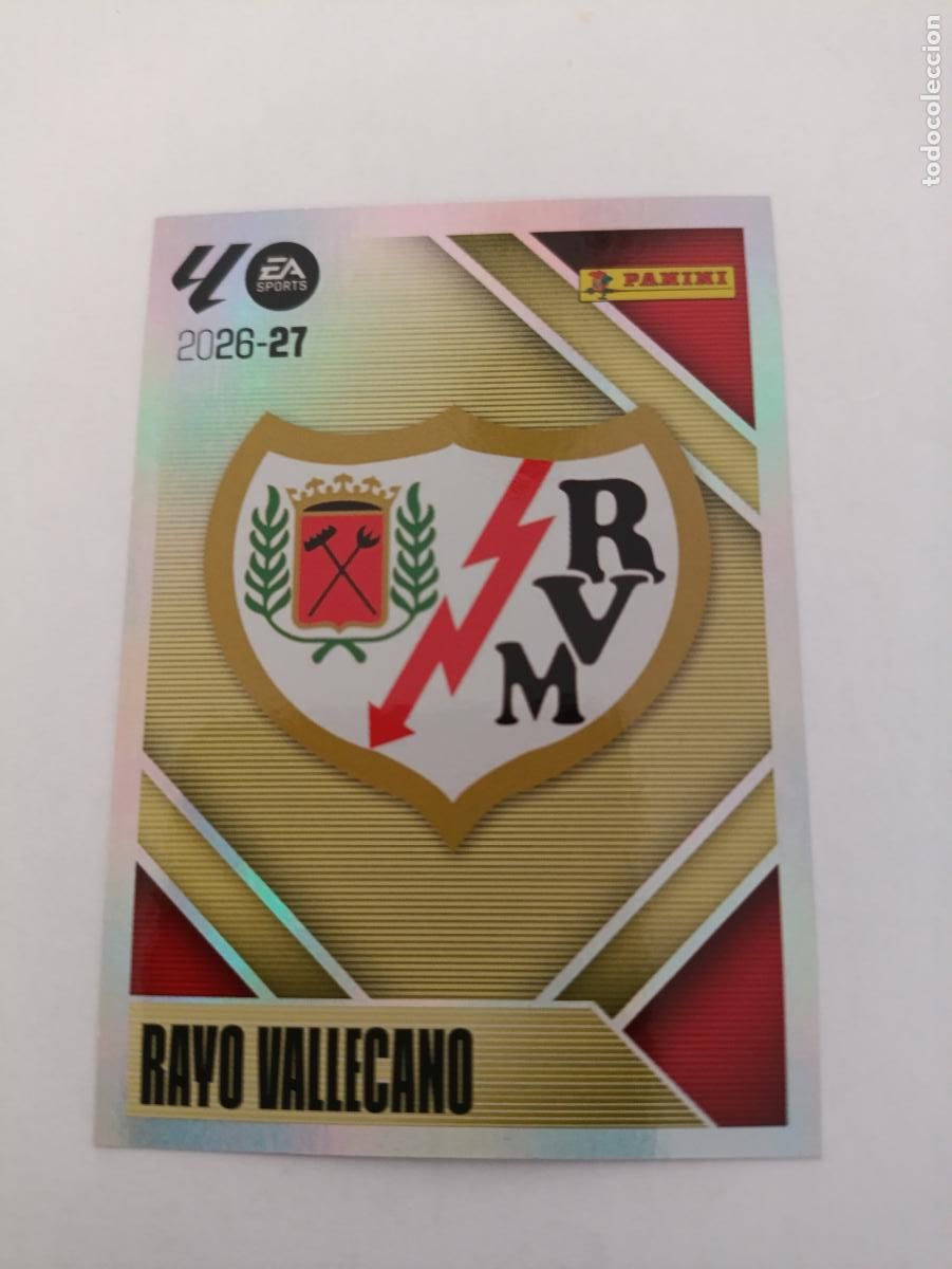 Fu&szlig;ball-Sticker: LIGA ESTE 2026 2027 RAYO VALLECANO ESCUDO N&ordm;1