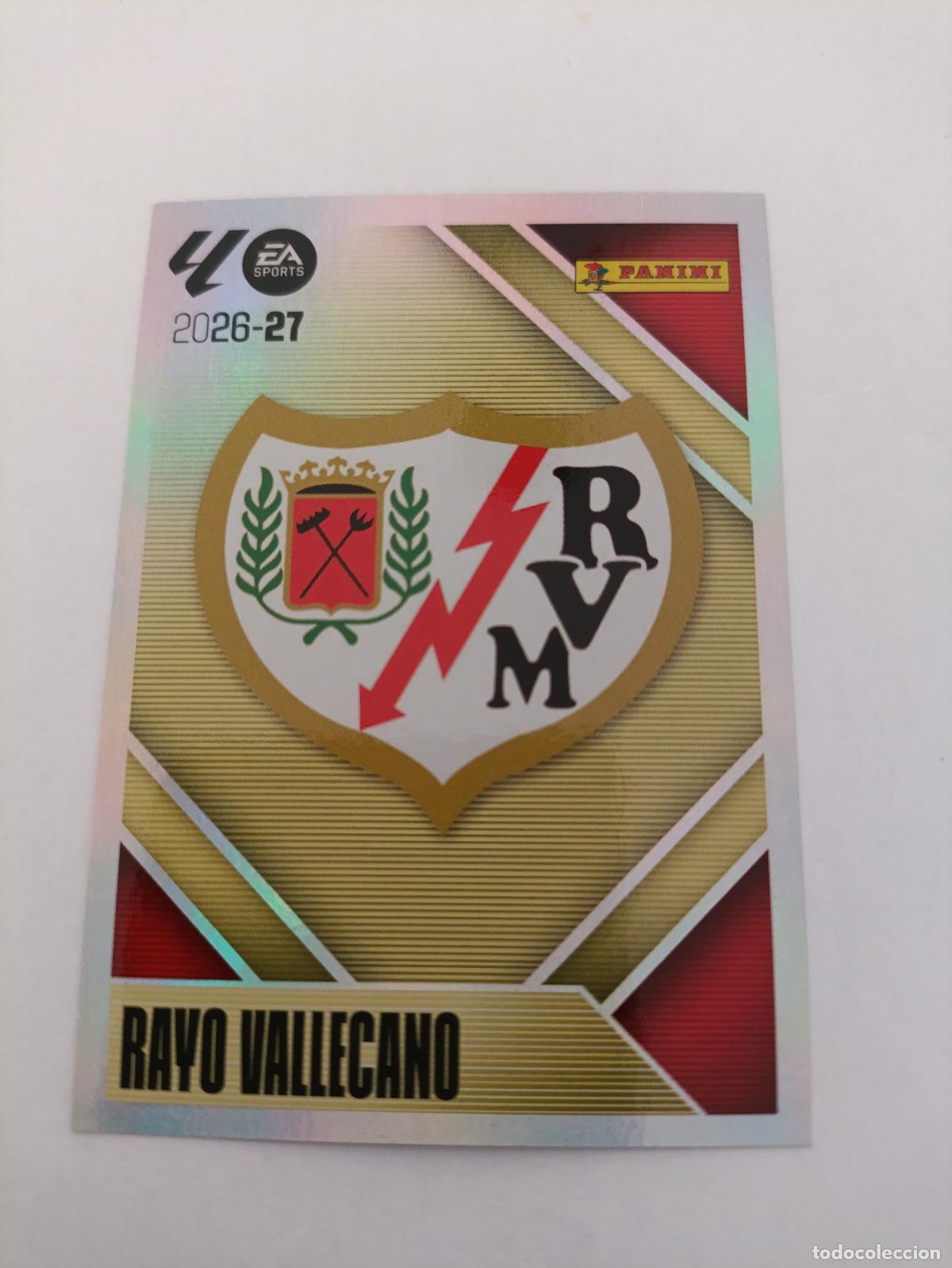 Fu&szlig;ball-Sticker: LIGA ESTE 2026 2027 RAYO VALLECANO ESCUDO N&ordm;1