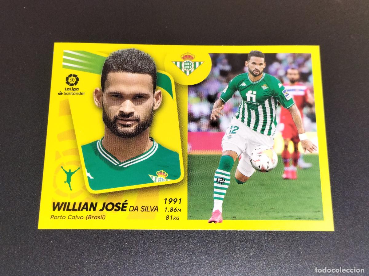 Fu&szlig;ball-Sticker: FICHAJE 53 WILLIAN JOSE BETIS CROMOS LALIGA SANTANDER ESTE LIGA 2021 2022 21 22 PANINI