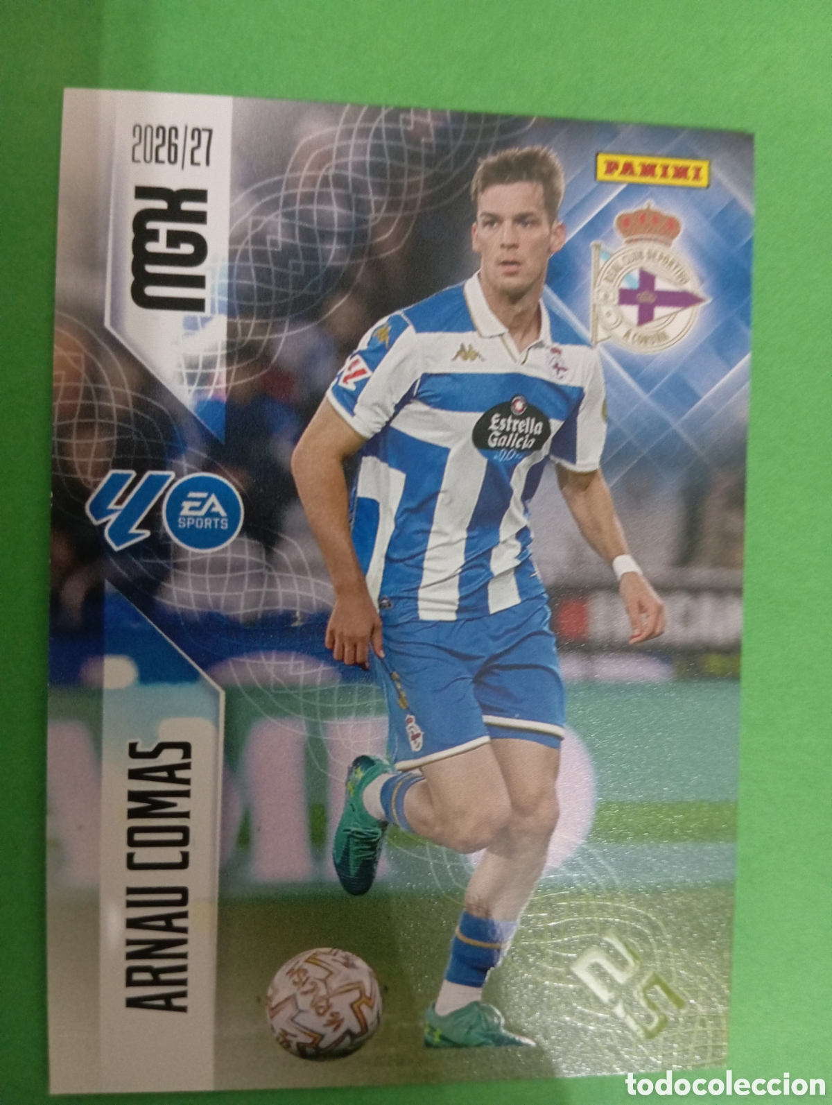 Fu&szlig;ball-Sticker: Arnau Comas Deportivo de la Coru&ntilde;a n&deg;134 / PANINI MEGACRACKS 2026/2027