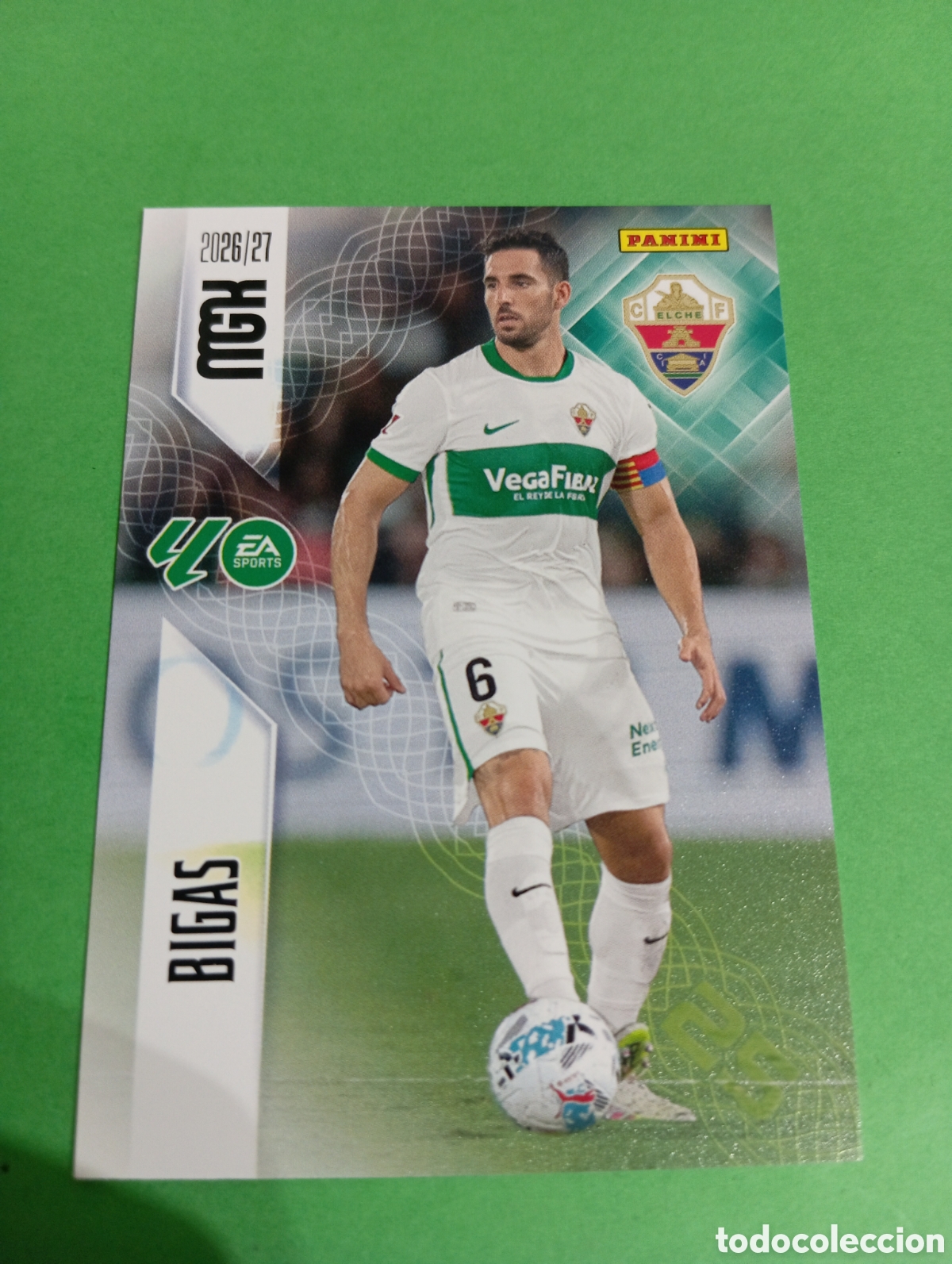 Football Stickers: Bigas Elche n&deg;150 / PANINI MEGACRACKS 2026/2027