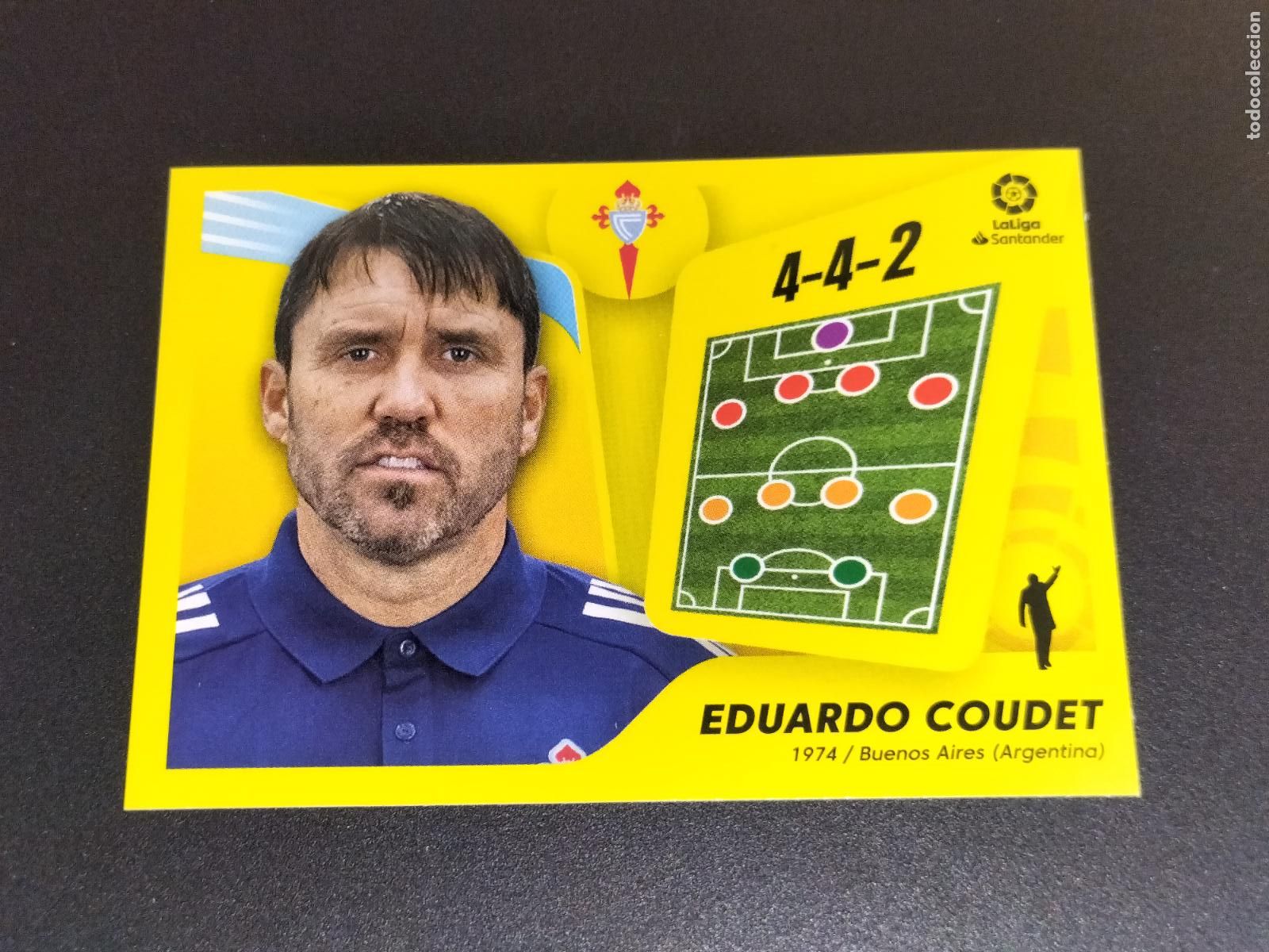 Football Stickers: 2 EDUARDO COUDET CELTA VIGO CROMOS LALIGA SANTANDER ESTE LIGA FUTBOL 2021 2022 21 22 PANINI