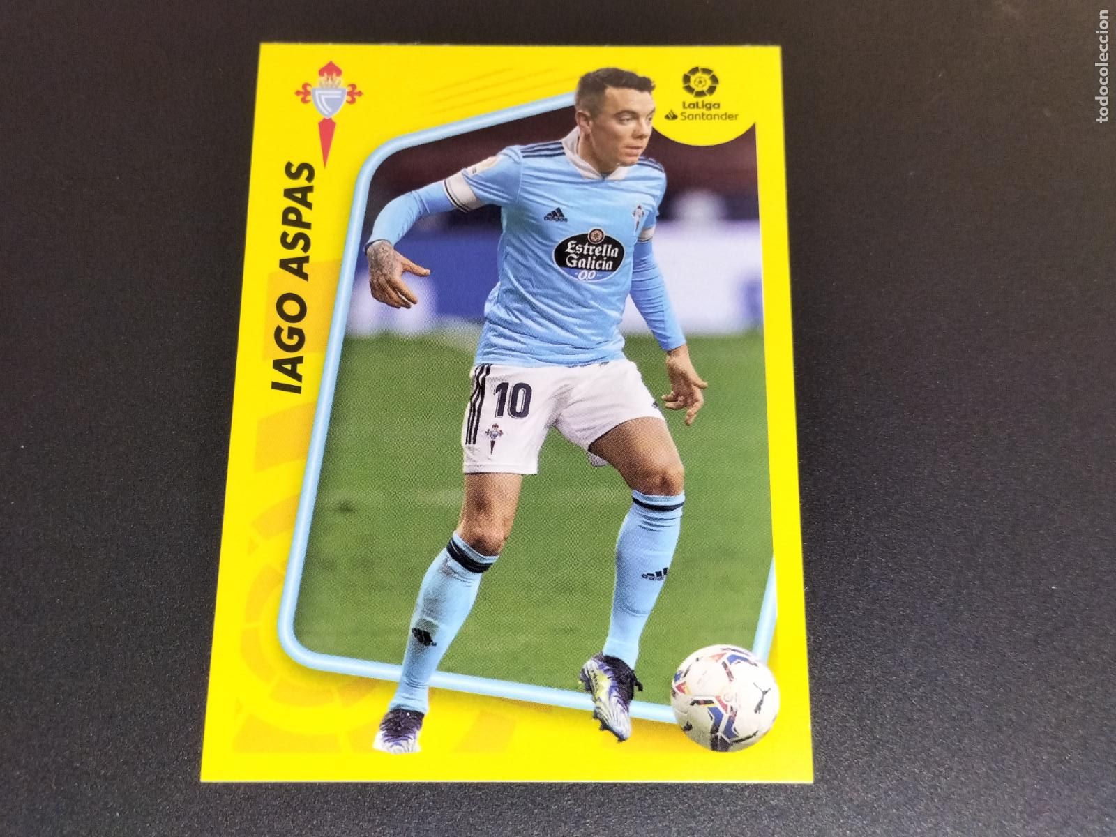 Figurine di Calcio: 3 IAGO ASPAS CELTA VIGO CROMOS LALIGA SANTANDER ESTE LIGA FUTBOL 2021 2022 21 22 PANINI