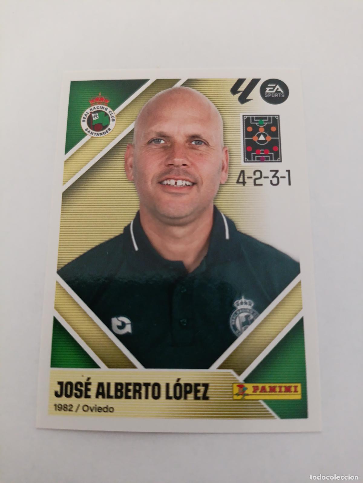 Football Stickers: LIGA ESTE 2026 2027 R N&ordm;1 R.RACING CLUD JOSE ALBERTO LOP&Egrave;Z N&ordm;2