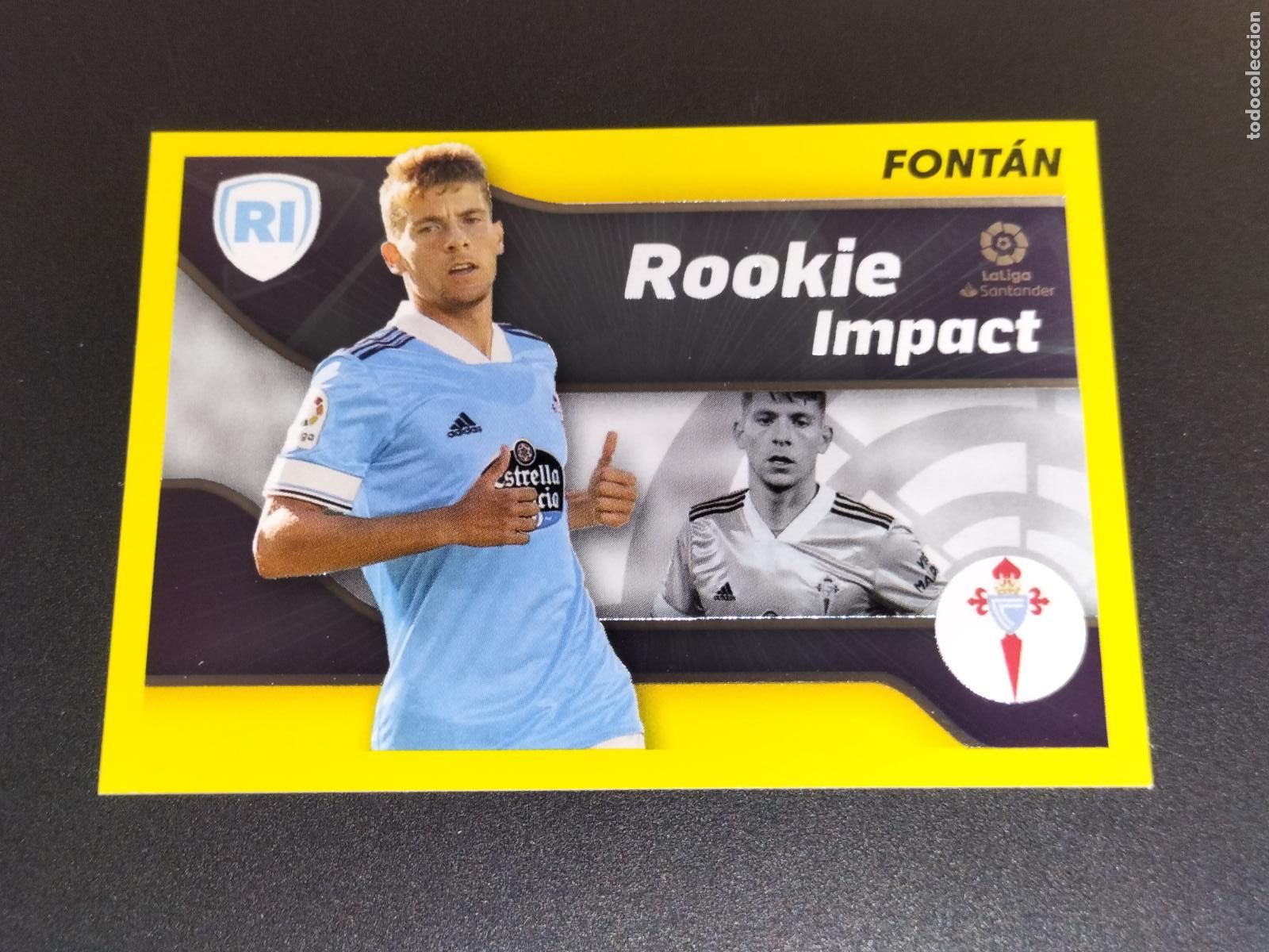 Football Stickers: 4 FONTAN ROOKIE IMPACT CELTA VIGO CROMOS LALIGA SANTANDER ESTE LIGA FUTBOL 2021 2022 21 22 PANINI