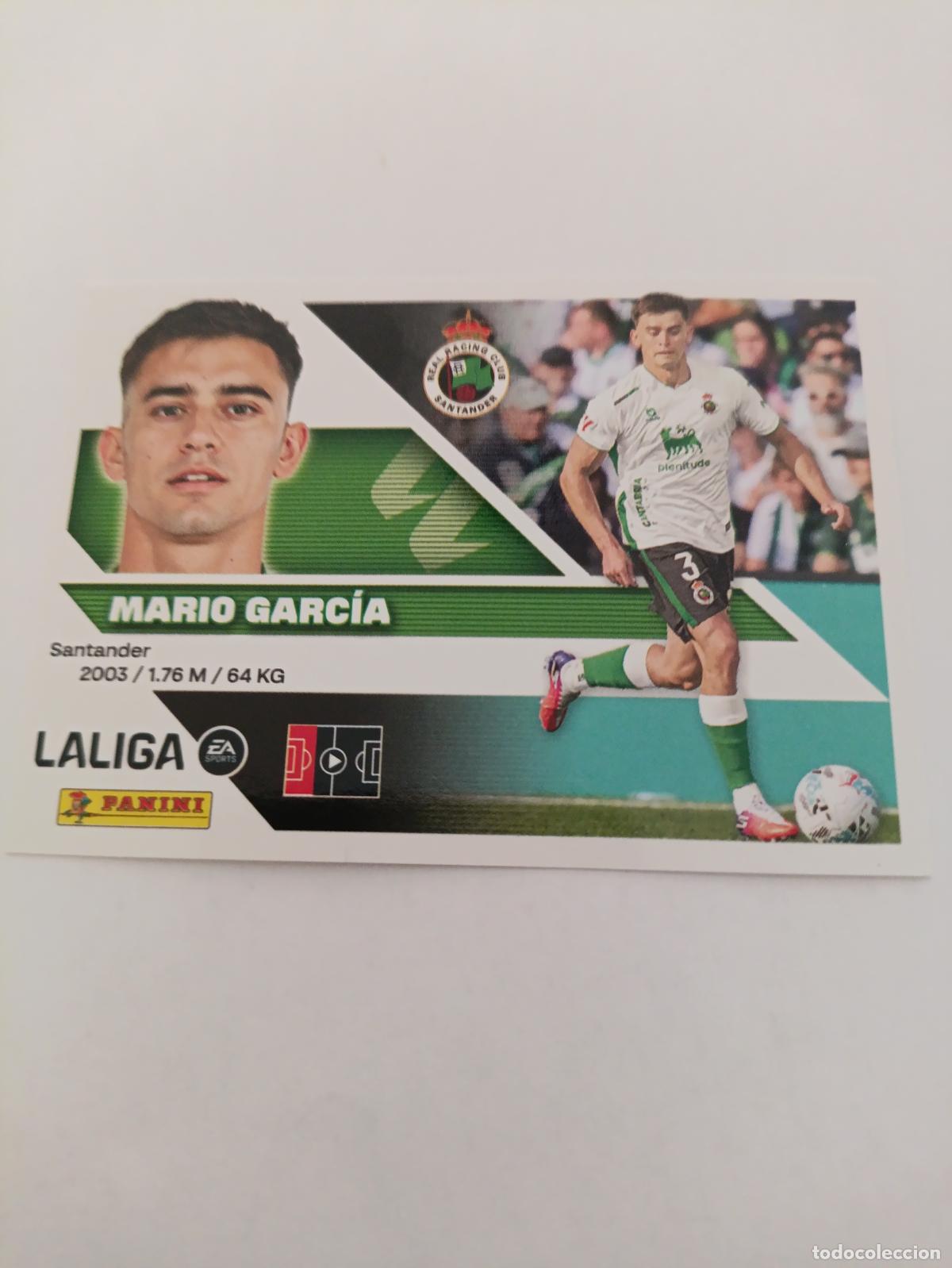 Football Stickers: LIGA ESTE 2026 2027 R N&ordm;1 R.RACING CLUD MARIO GARCIA N&ordm;9B