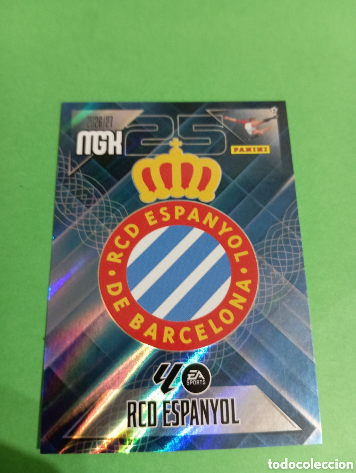 Football Stickers: Escudo del Espanyol n&deg;163 / PANINI MEGACRACKS 2026/2027