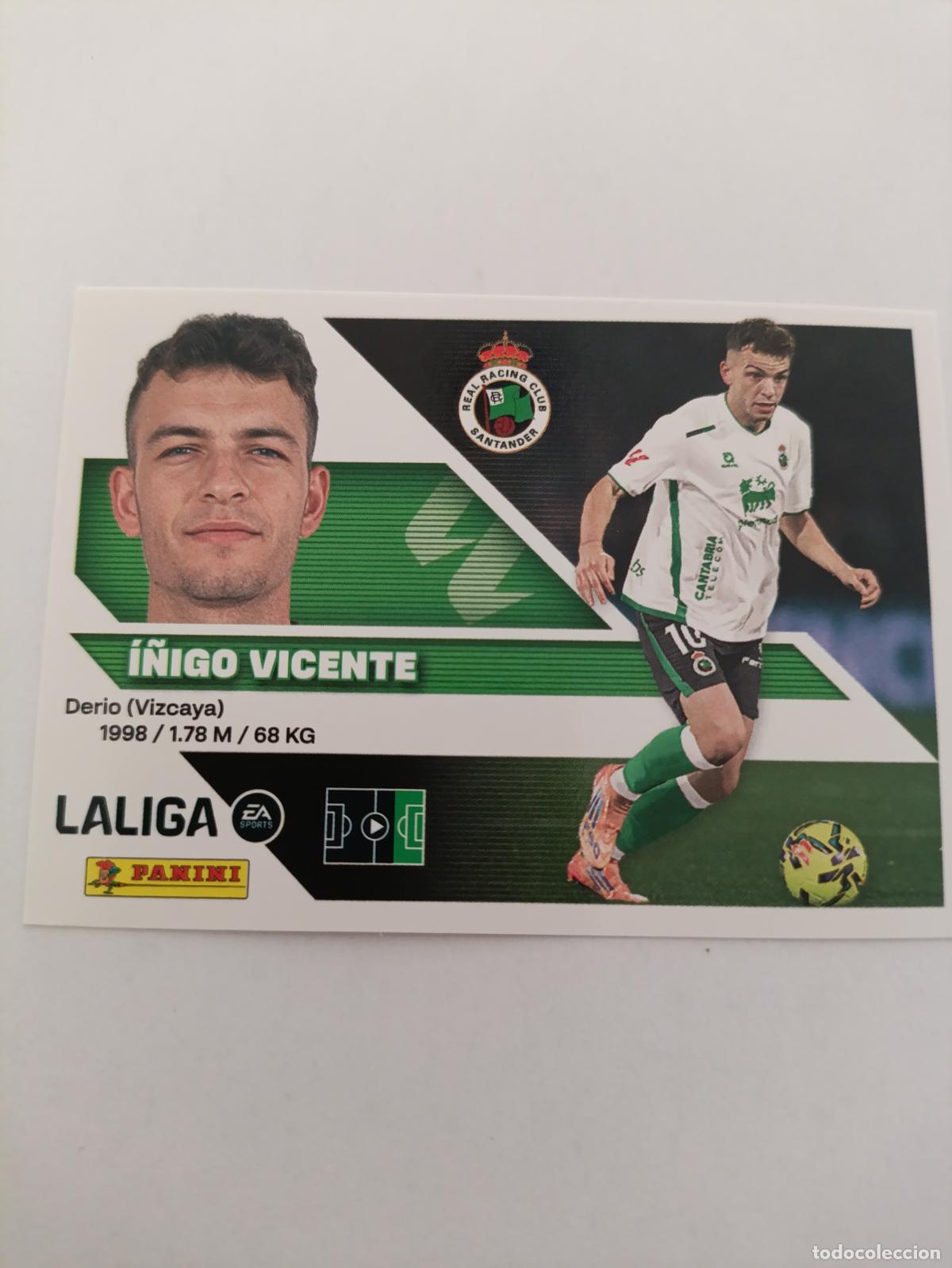Figurine di Calcio: LIGA ESTE 2026 2027 R N&ordm;1 R.RACING CLUD I&Ntilde;IGO VICENTE N&ordm;18