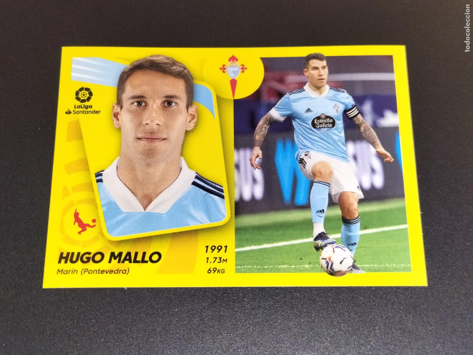 Figurine di Calcio: 7 HUGO MALLO CELTA VIGO CROMOS LALIGA SANTANDER ESTE LIGA FUTBOL 2021 2022 21 22 PANINI
