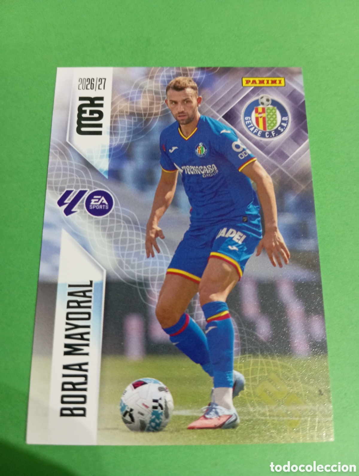 Figurine di Calcio: Borja Mayoral Getafe n&deg;195 / PANINI MEGACRACKS 2026/2027
