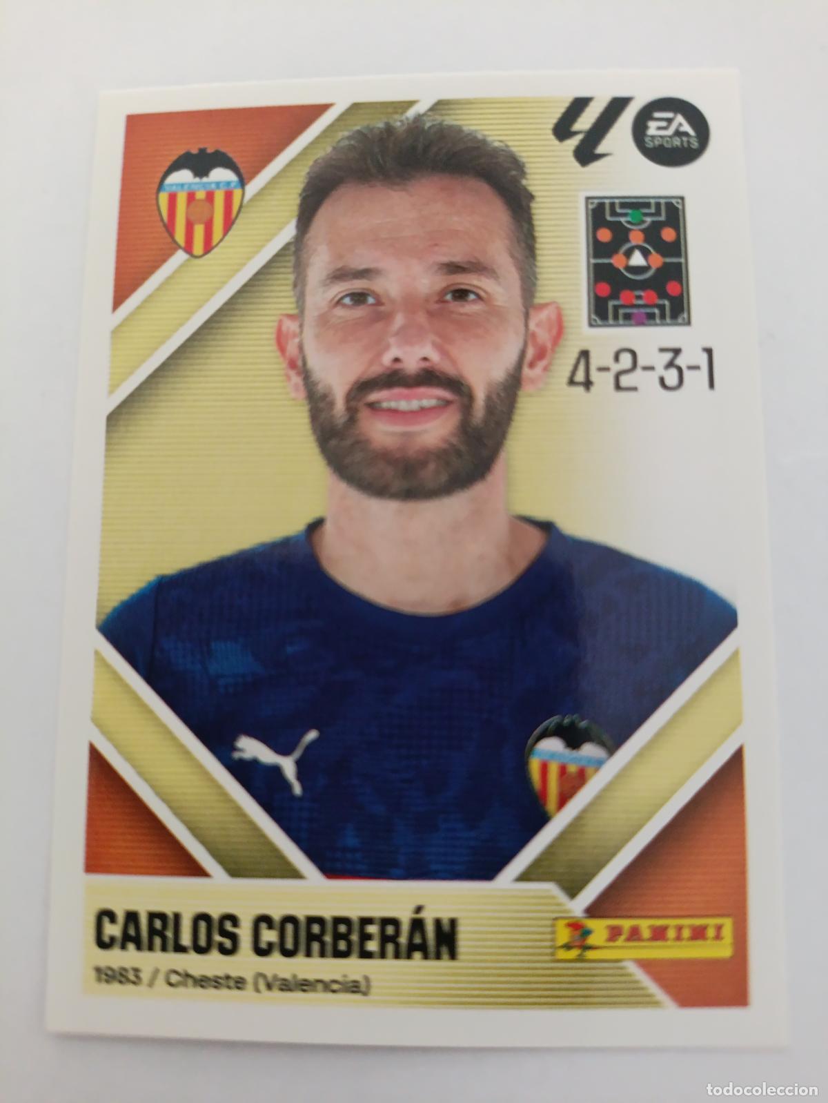 Cromos de f&uacute;tbol: LIGA ESTE 2026 2027 VALENCIA CF CARLOS CORBERAN N&ordm;2