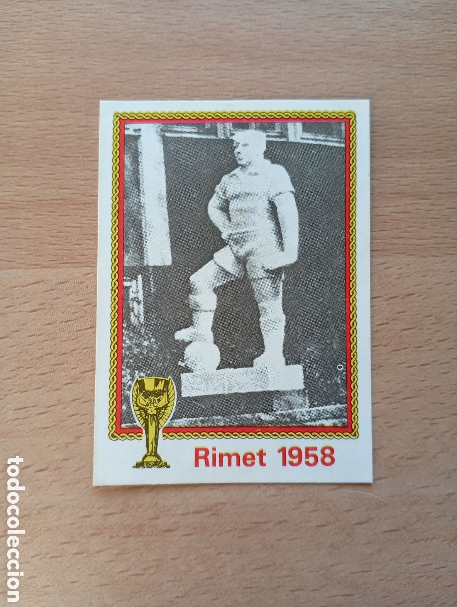 Figurine di Calcio: MUNICH 74 - N&ordm; 38 RIMET 1958 - PANINI - VULCANO - CAMPEONATO MUNDIAL DE FUTBOL 1974