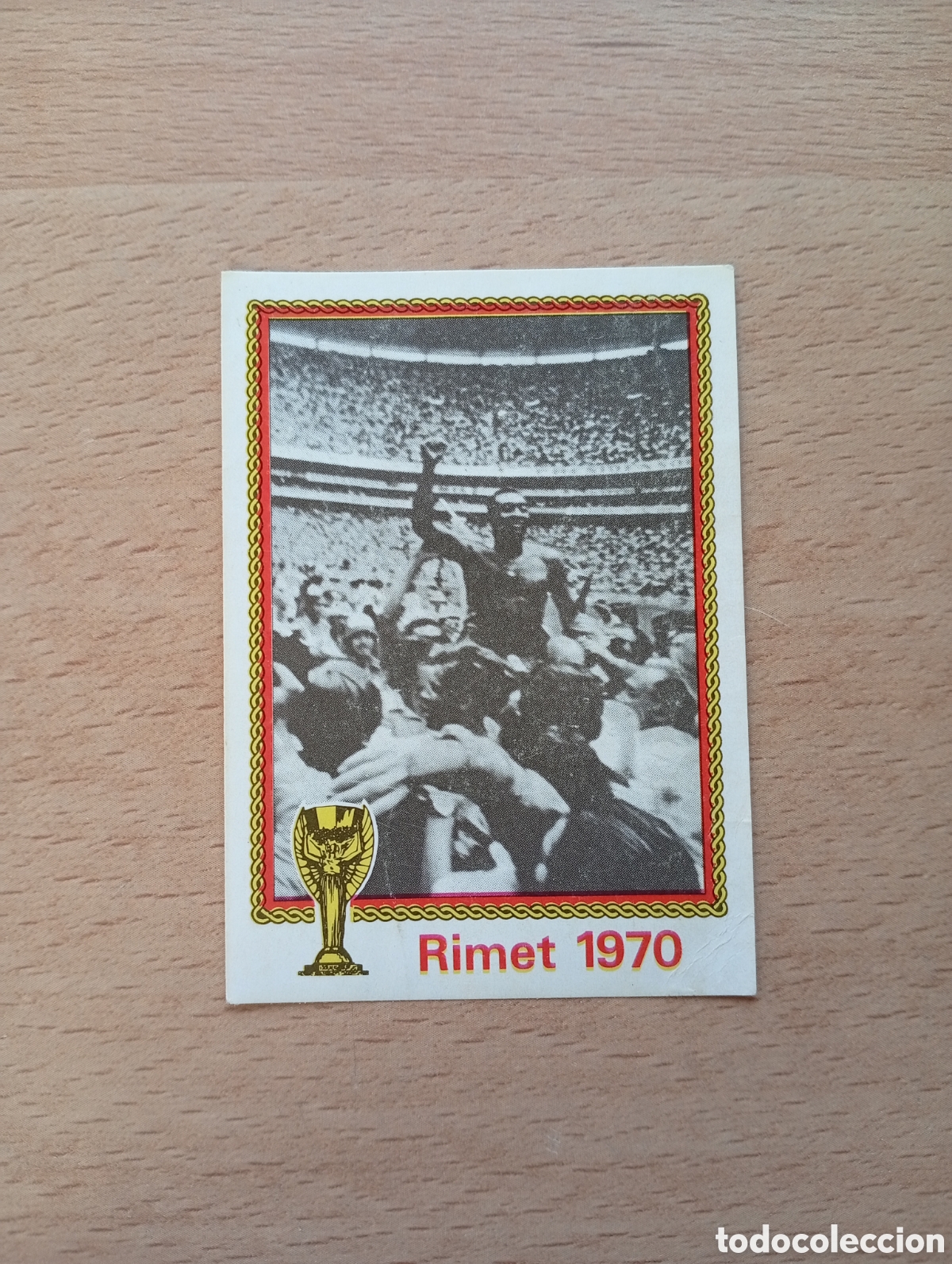 Fu&szlig;ball-Sticker: MUNICH 74 - N&ordm; 50 RIMET 1970 - PANINI - VULCANO - CAMPEONATO MUNDIAL DE FUTBOL 1974