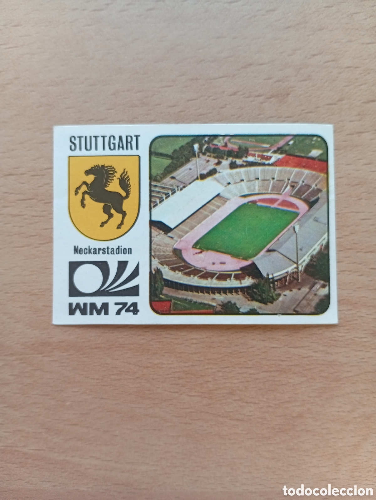 Cromos de Futebol: MUNICH 74 - N&ordm; 75 ESTADIO NECKARSTADION, STUTTGART - PANINI - CAMPEONATO MUNDIAL DE FUTBOL 1974