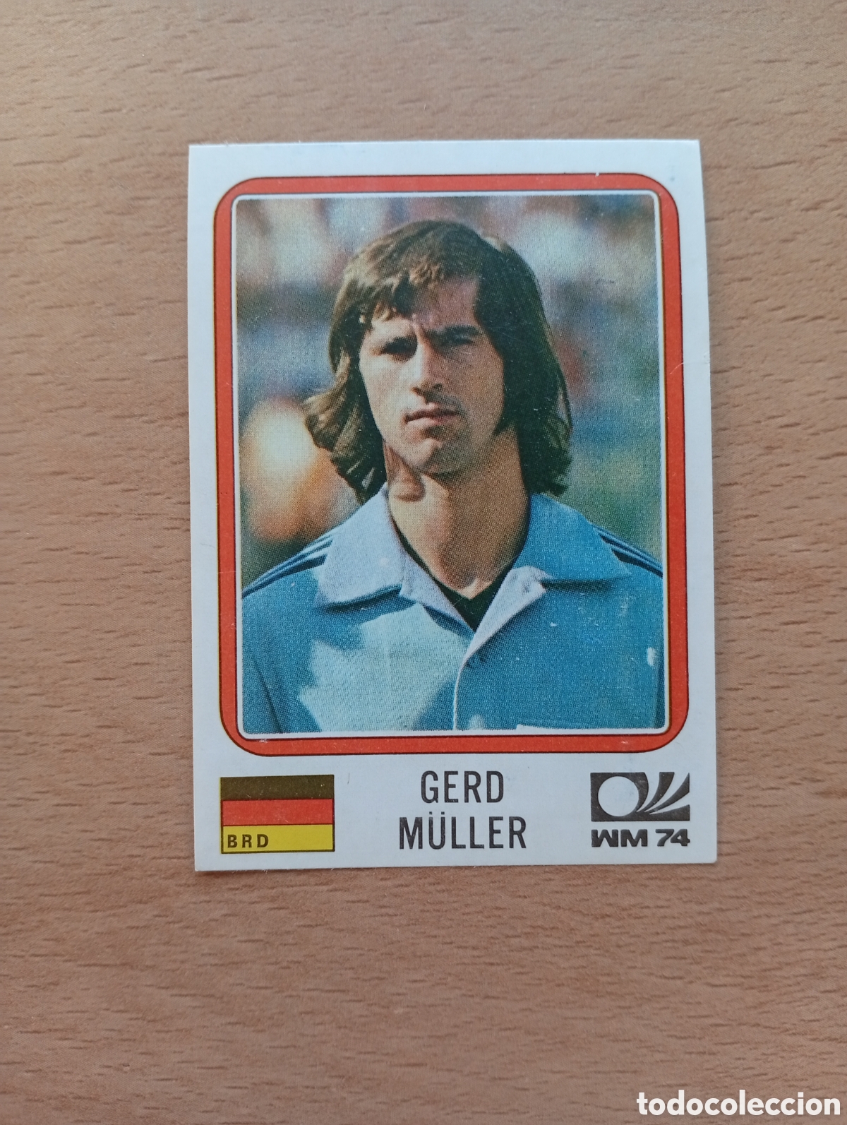 Cromos de Futebol: MUNICH 74 - N&ordm; 101 GERD MULLER - ALEMANIA FEDERAL - PANINI - CAMPEONATO MUNDIAL DE FUTBOL 1974