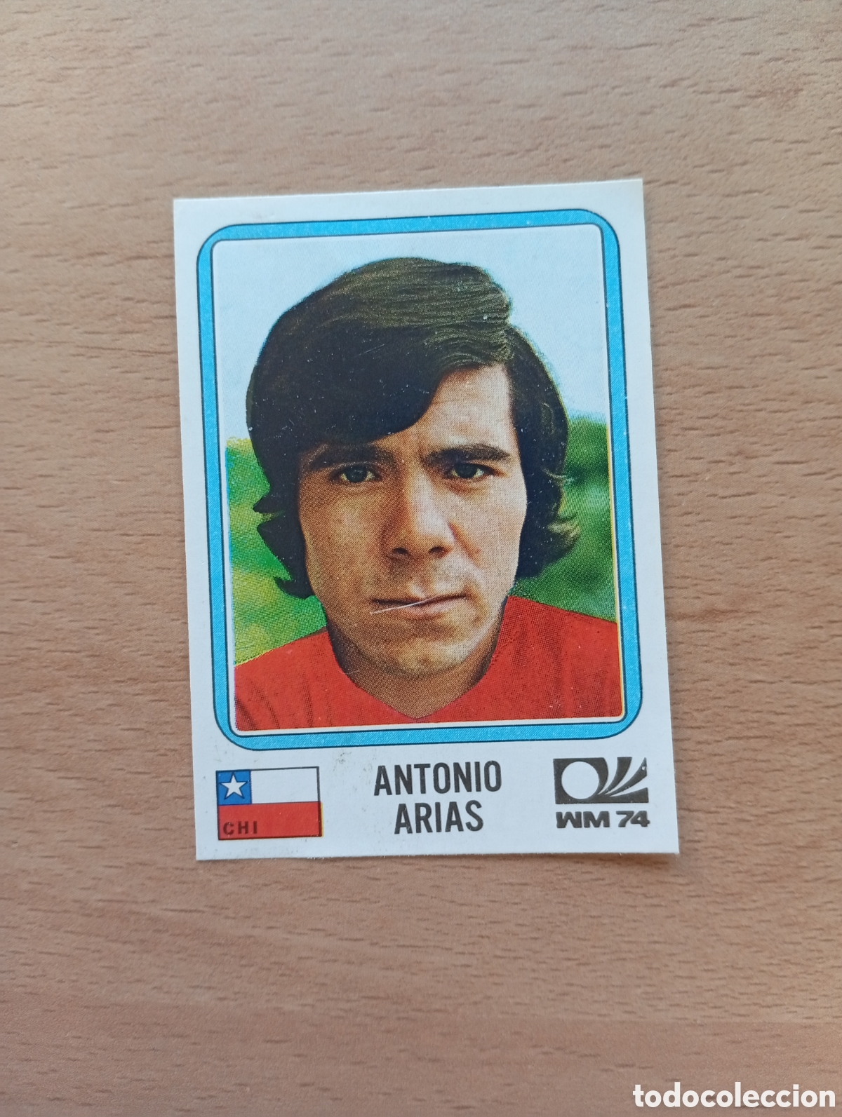 Figurine di Calcio: MUNICH 74 - N&ordm; 139 ANTONIO ARIAS - CHILE - PANINI - CAMPEONATO MUNDIAL DE FUTBOL 1974