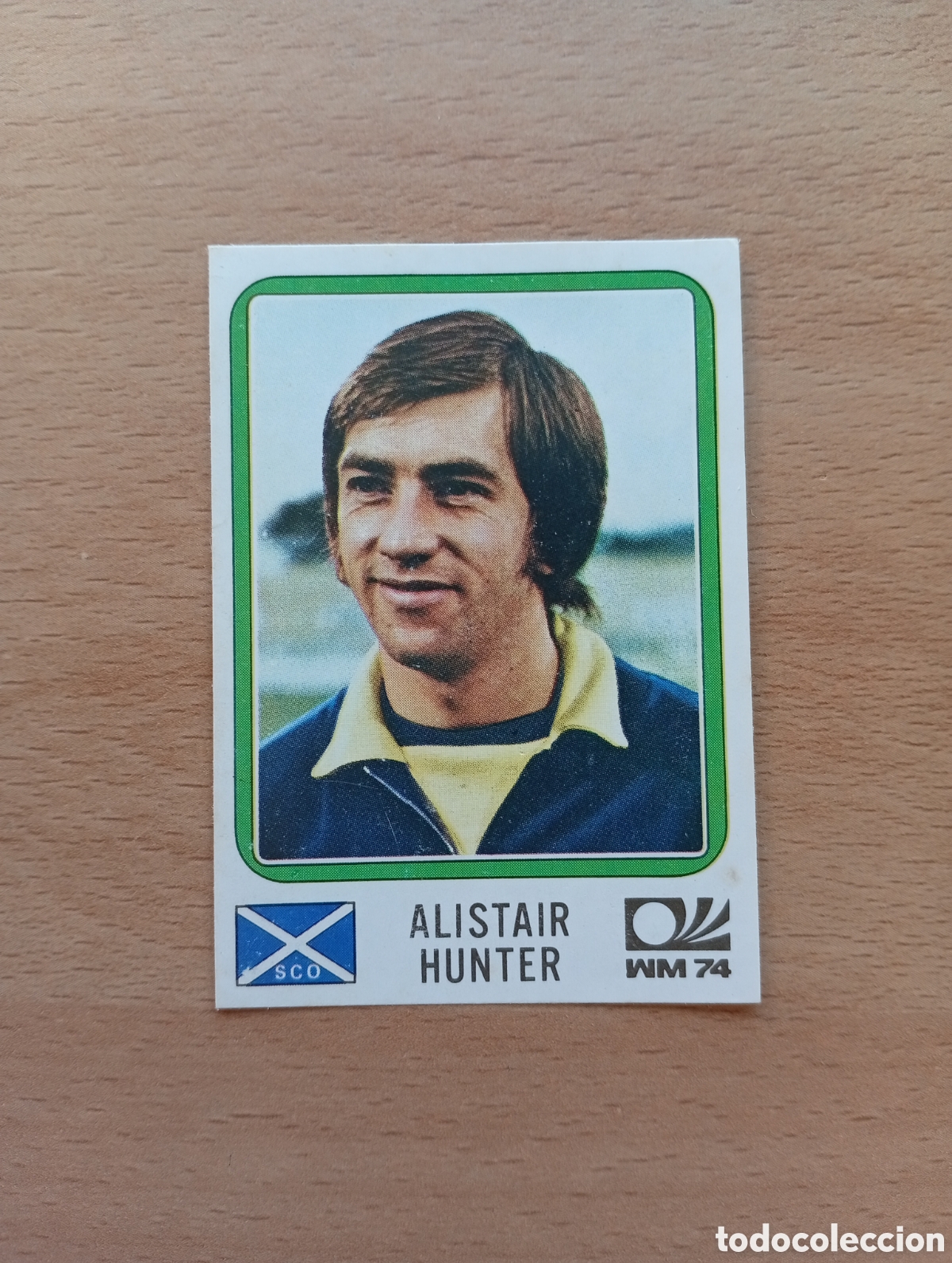 Fu&szlig;ball-Sticker: MUNICH 74 - N&ordm; 210 ALISTAIR HUNTER - ESCOCIA - PANINI - CAMPEONATO MUNDIAL DE FUTBOL 1974