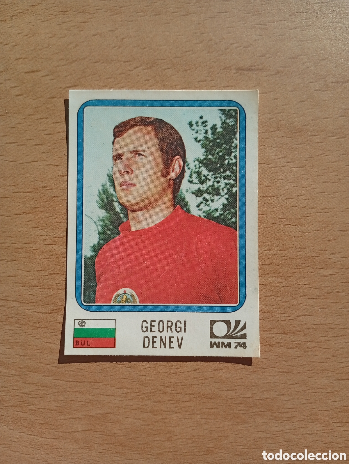 Fu&szlig;ball-Sticker: MUNICH 74 - N&ordm; 265 GEORGI DENEV - BULGARIA - PANINI - CAMPEONATO MUNDIAL DE FUTBOL 1974