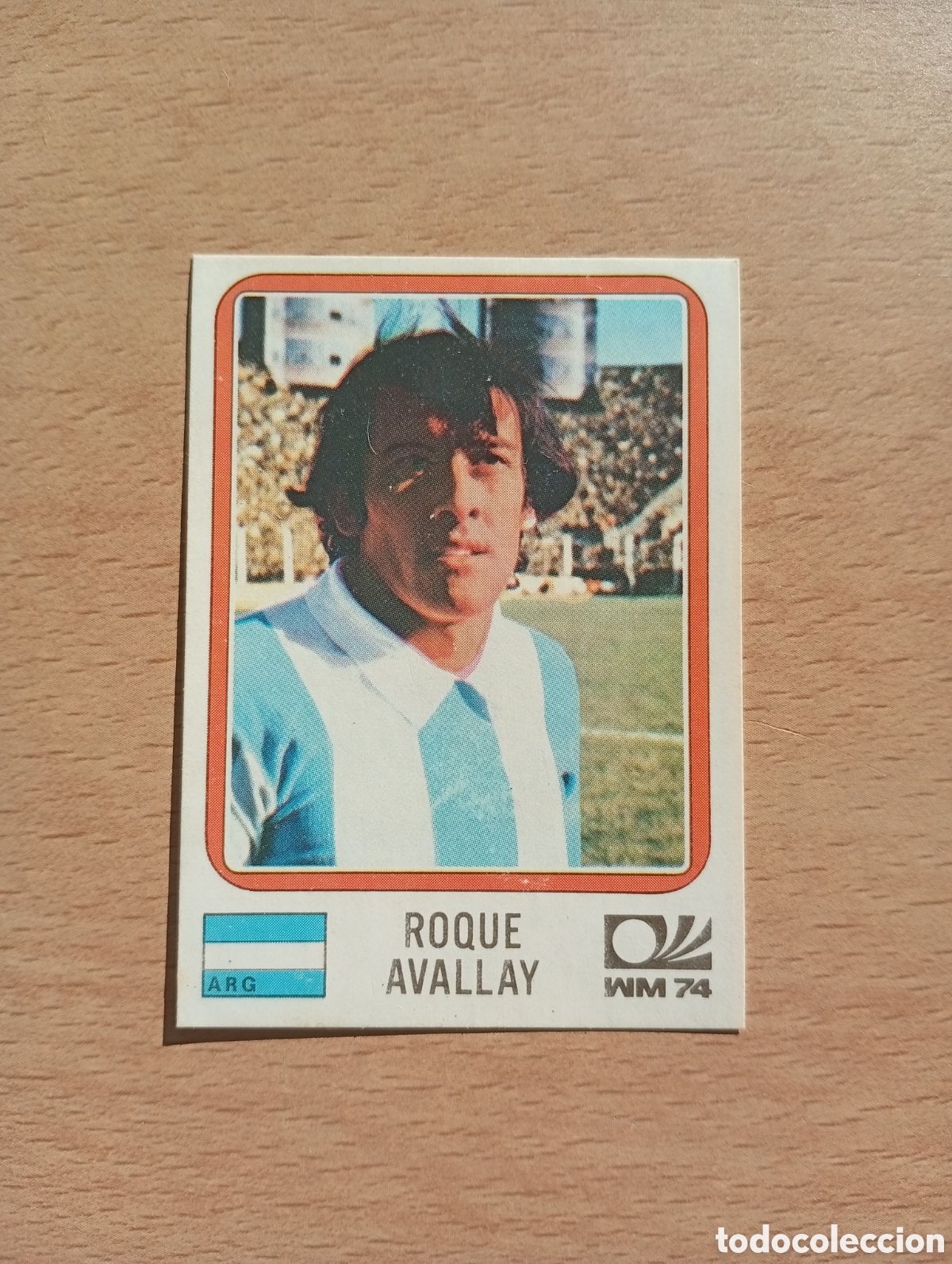 Football Stickers: MUNICH 74 - N&ordm; 332 ROQUE AVALLAY - ARGENTINA - PANINI - CAMPEONATO MUNDIAL DE FUTBOL 1974