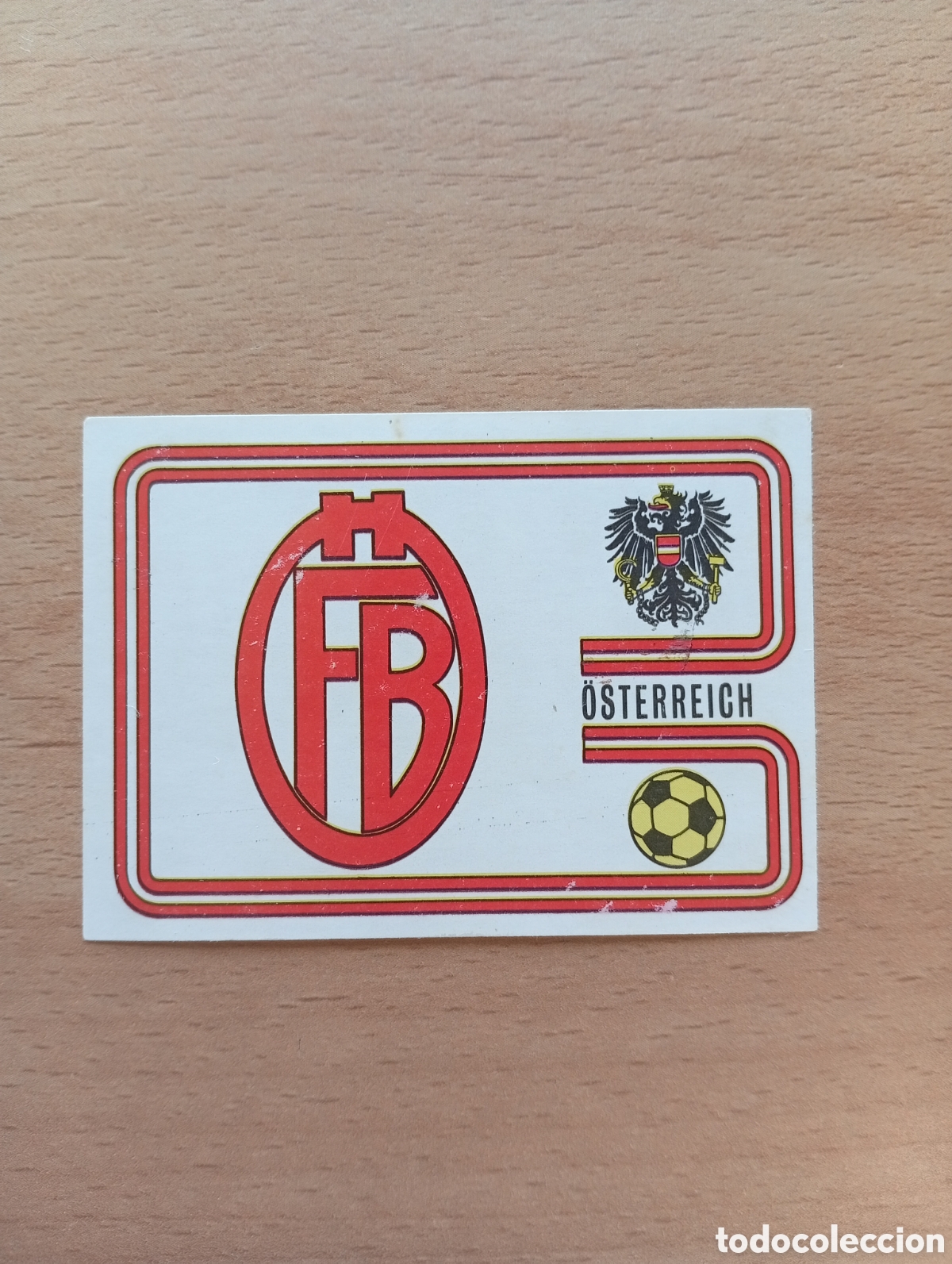 Fu&szlig;ball-Sticker: MUNICH 74 - N&ordm; 393 - AUSTRIA - PANINI - CAMPEONATO MUNDIAL DE FUTBOL 1974