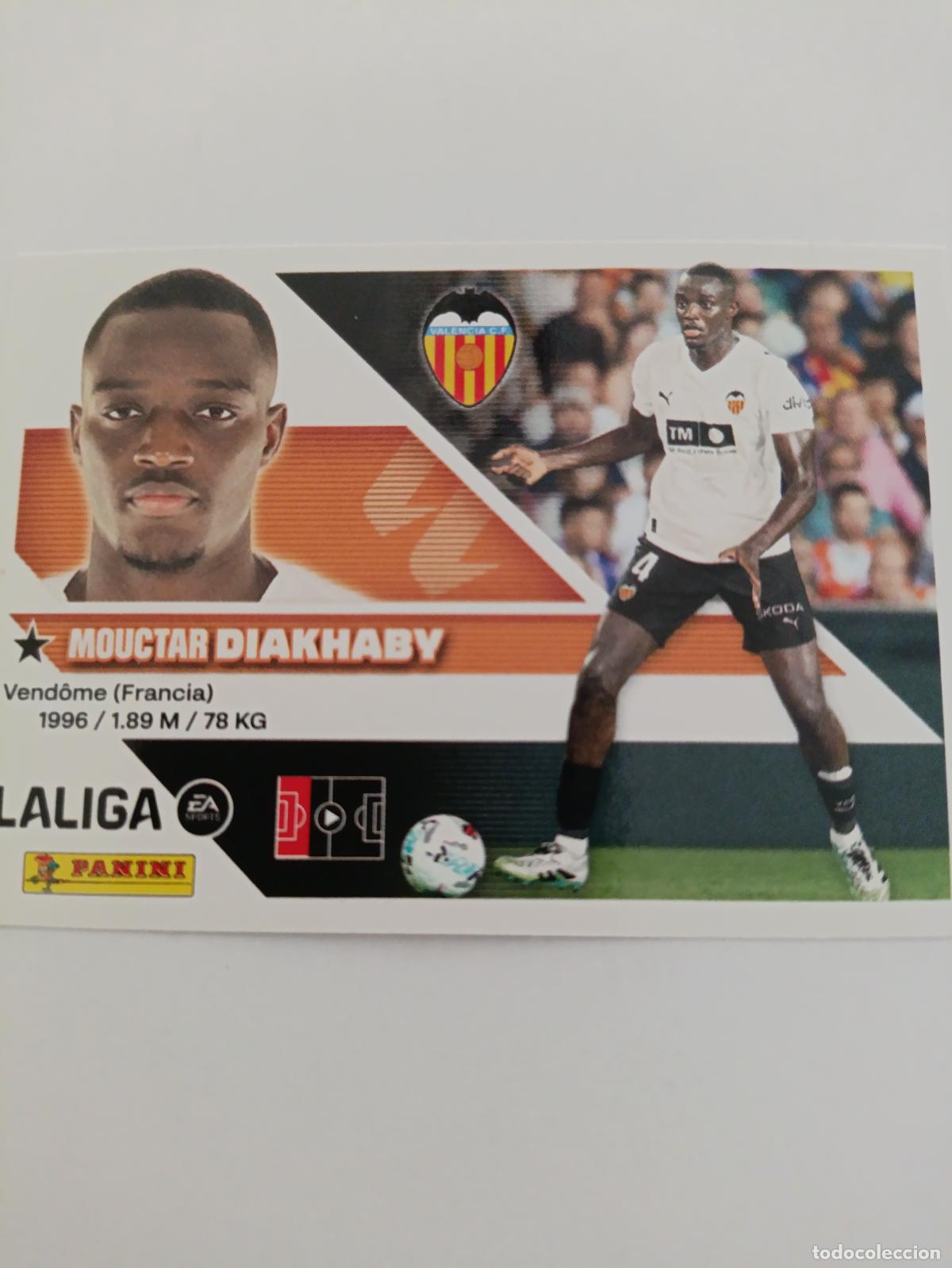 Cartes &agrave; collectionner de Football: LIGA ESTE 2026 2027 VALENCIA CF DIAKHABY N&ordm;8B