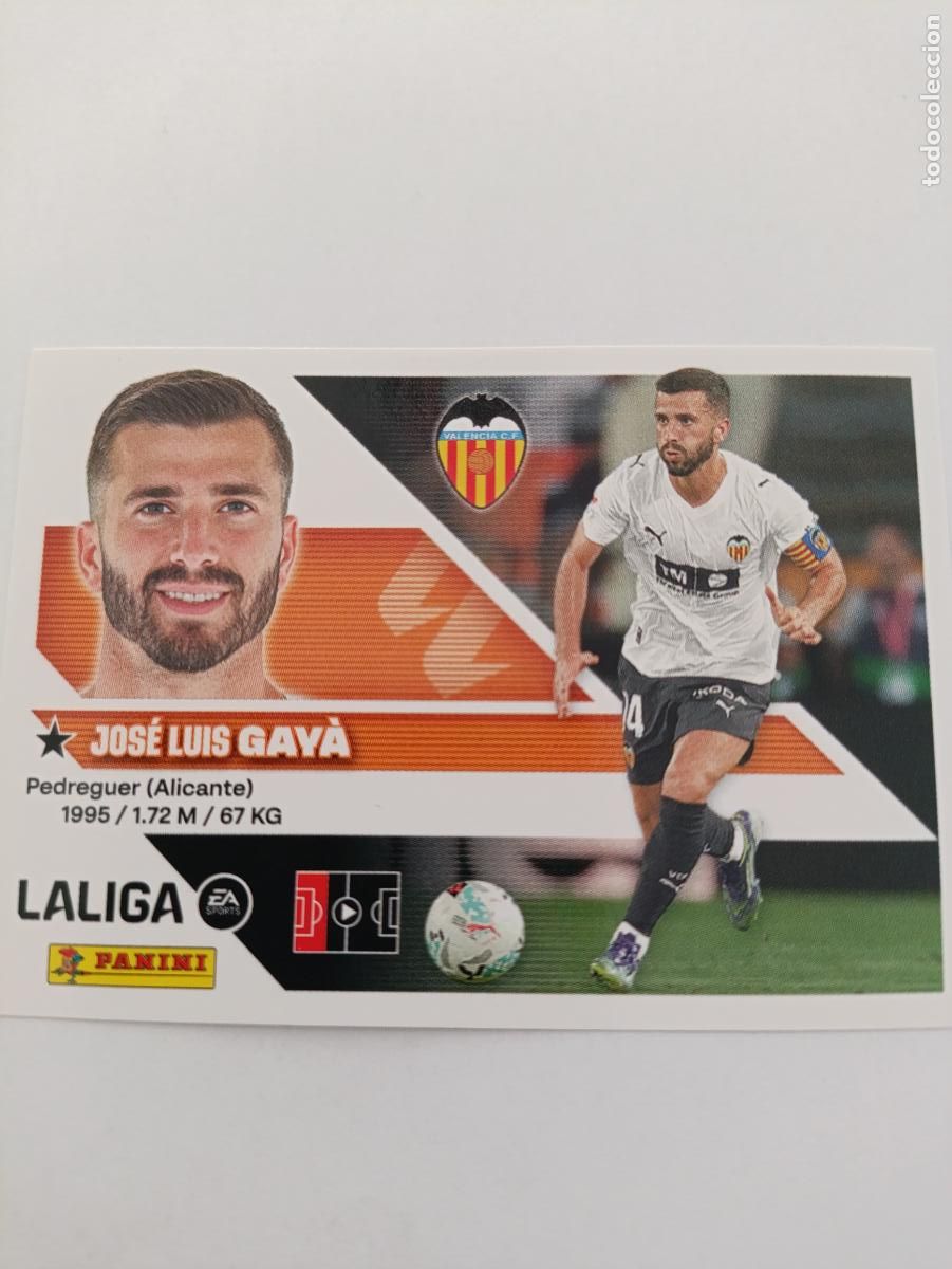 Cartes &agrave; collectionner de Football: LIGA ESTE 2026 2027 VALENCIA CF GAYA N&ordm;9