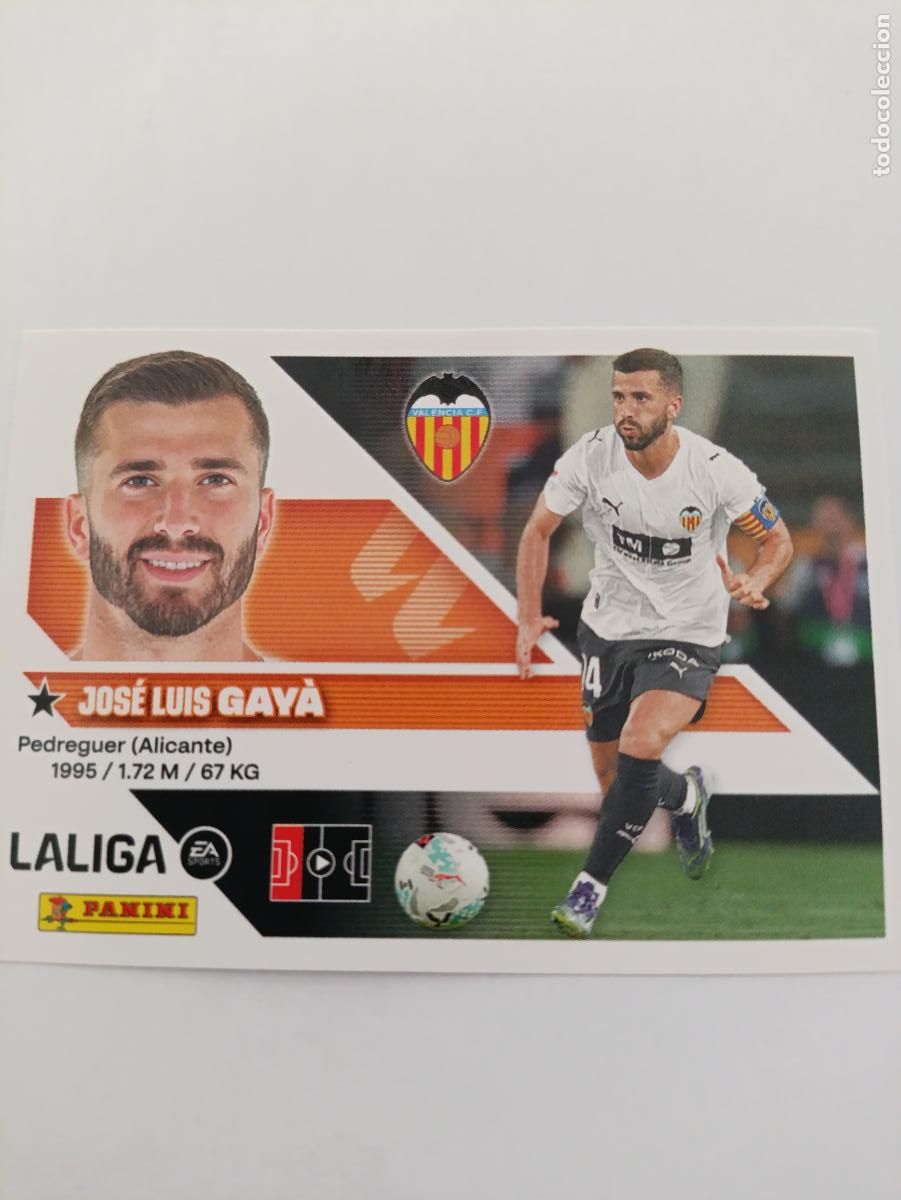 Cartes &agrave; collectionner de Football: LIGA ESTE 2026 2027 VALENCIA CF GAYA N&ordm;9