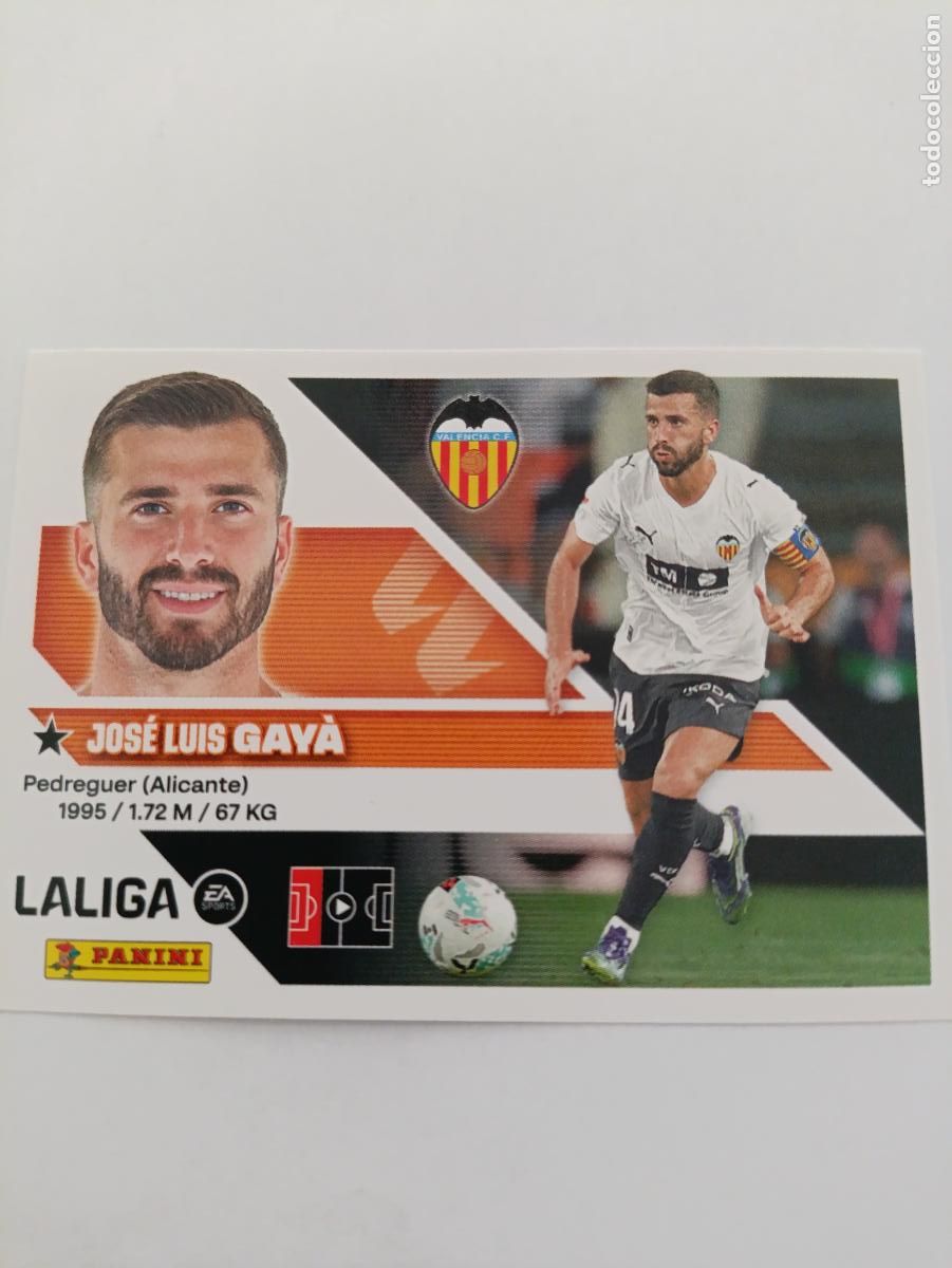 Cromos de f&uacute;tbol: LIGA ESTE 2026 2027 VALENCIA CF GAYA N&ordm;9