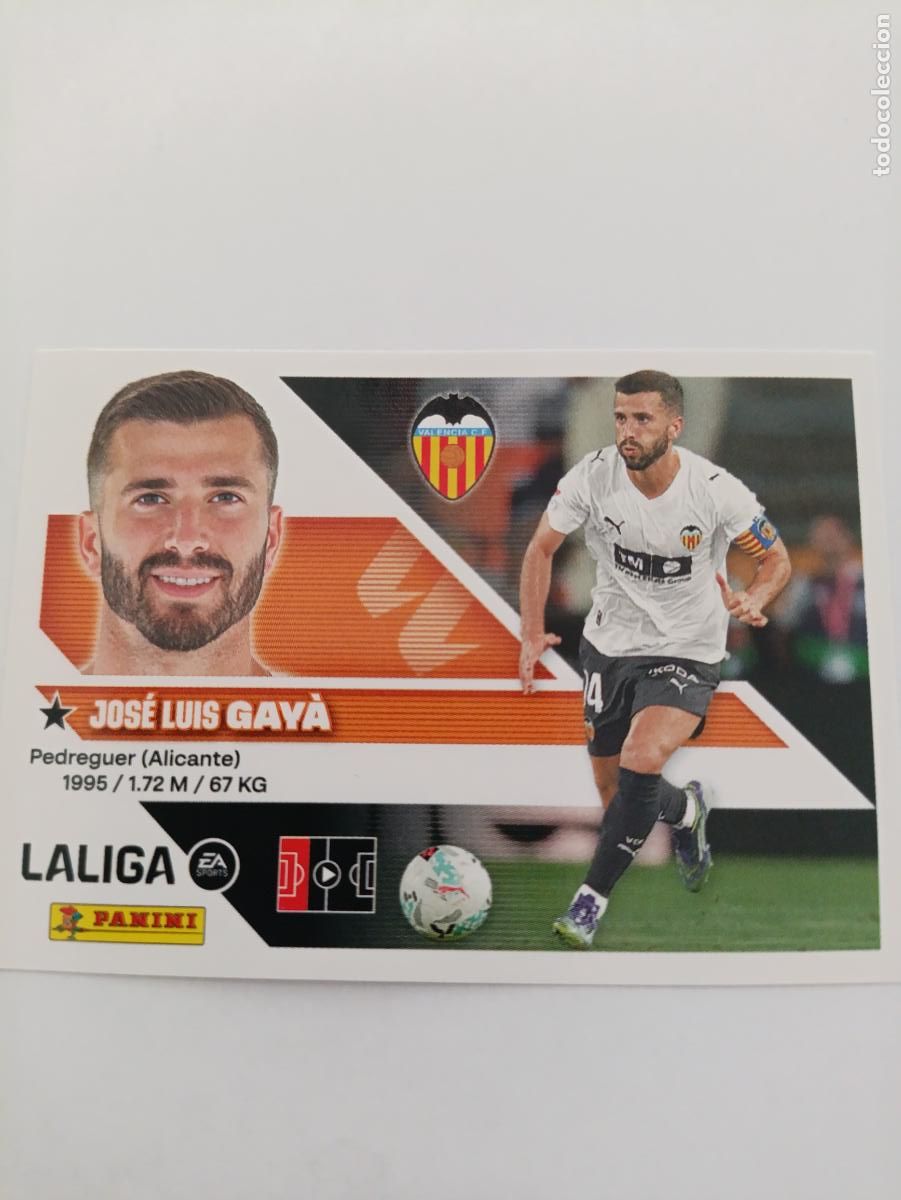 Cromos de f&uacute;tbol: LIGA ESTE 2026 2027 VALENCIA CF GAYA N&ordm;9