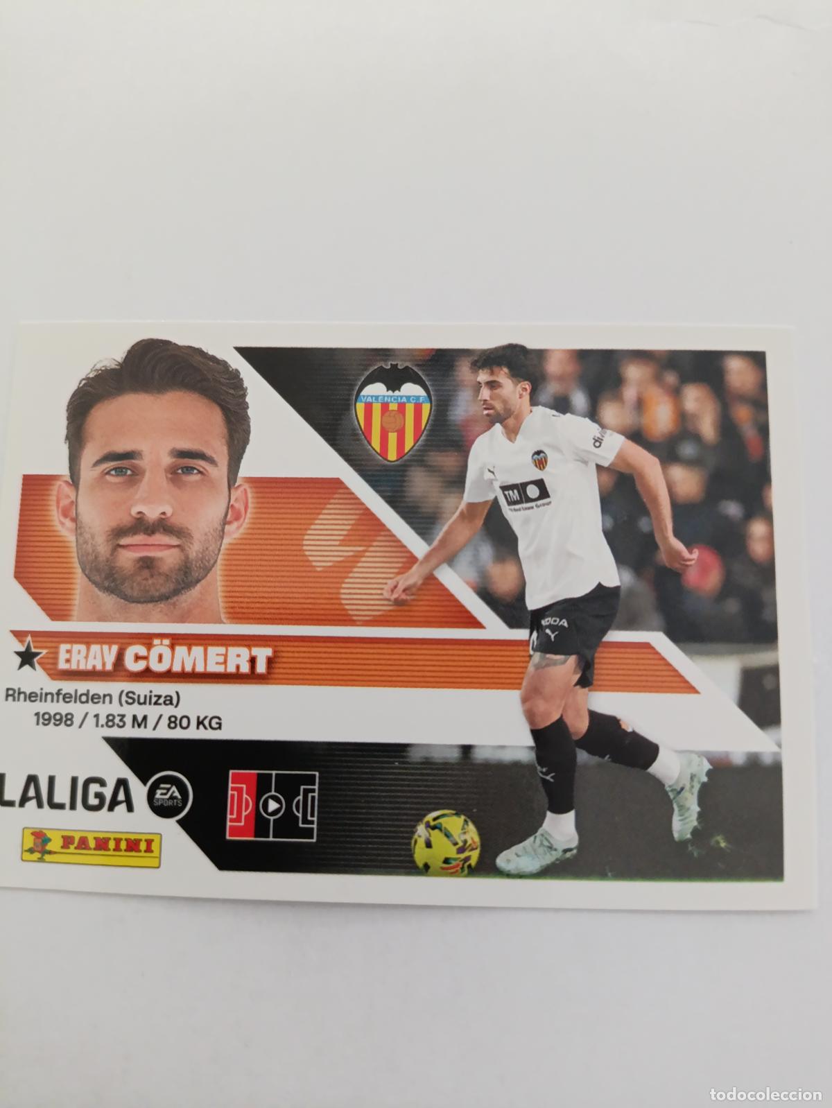 Cromos de f&uacute;tbol: LIGA ESTE 2026 2027 VALENCIA CF COMERT N&ordm;8A