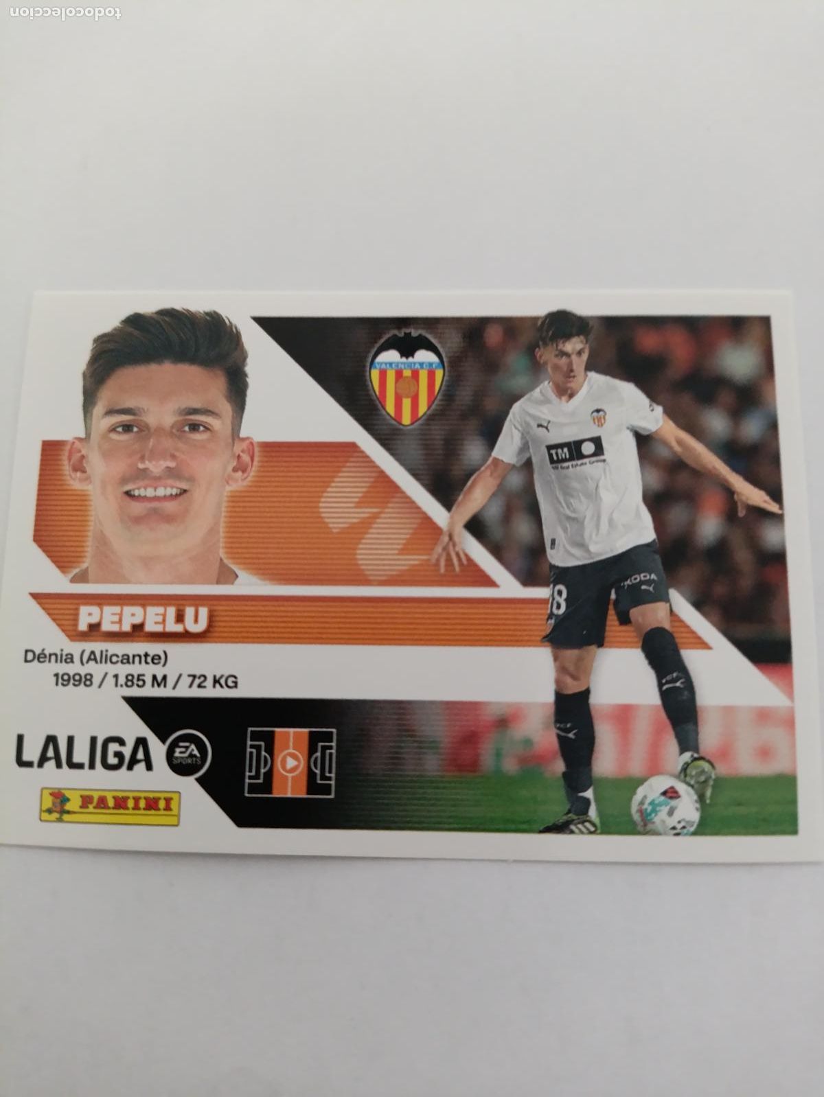 Cromos de f&uacute;tbol: LIGA ESTE 2026 2027 VALENCIA CF PEPELU N&ordm;11