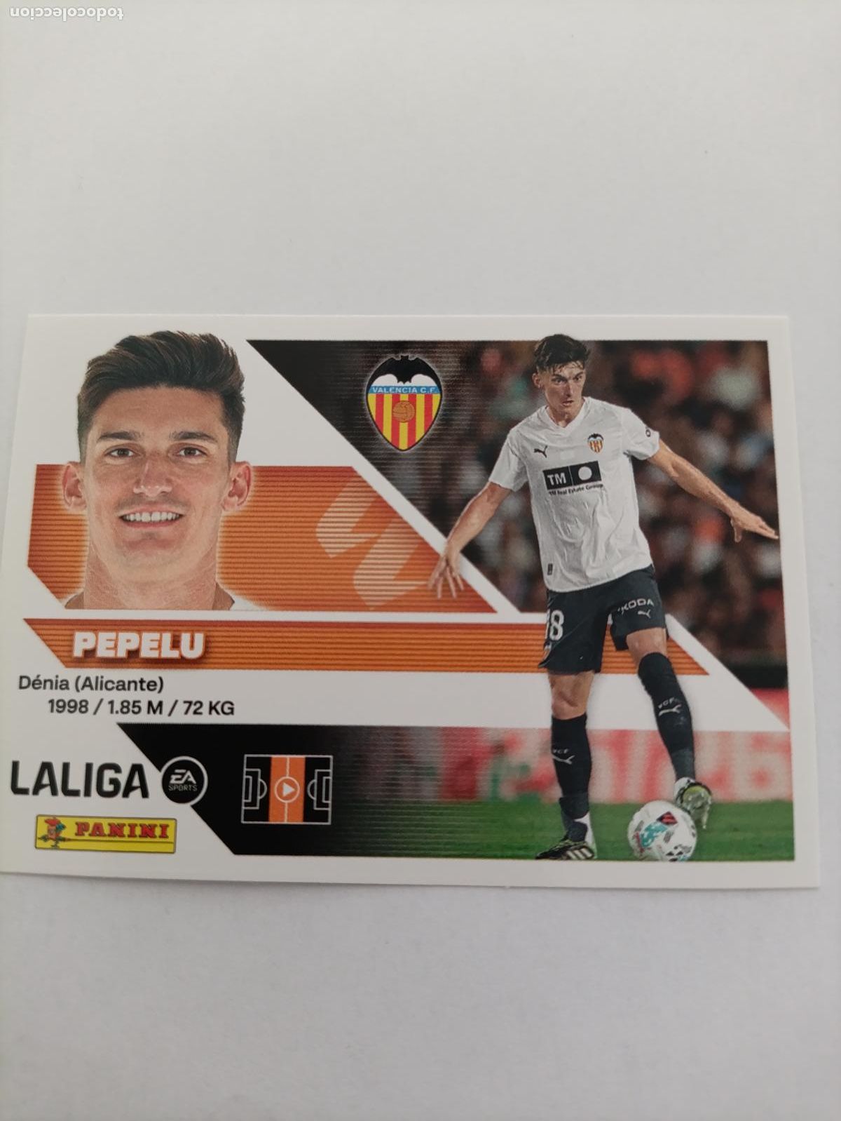 Cromos de f&uacute;tbol: LIGA ESTE 2026 2027 VALENCIA CF PEPELU N&ordm;11