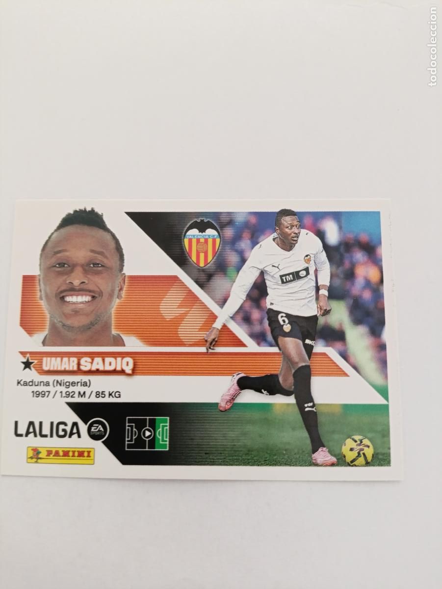 Cartes &agrave; collectionner de Football: LIGA ESTE 2026 2027 VALENCIA CF SADIQ N&ordm;20A