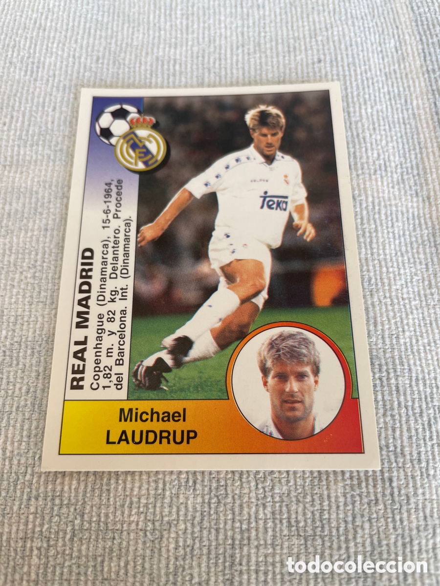 Cartes &agrave; collectionner de Football: LAUDRUP (REAL MADRID) 198 FICHAJE LIGA 94-95 PANINI Nuevo