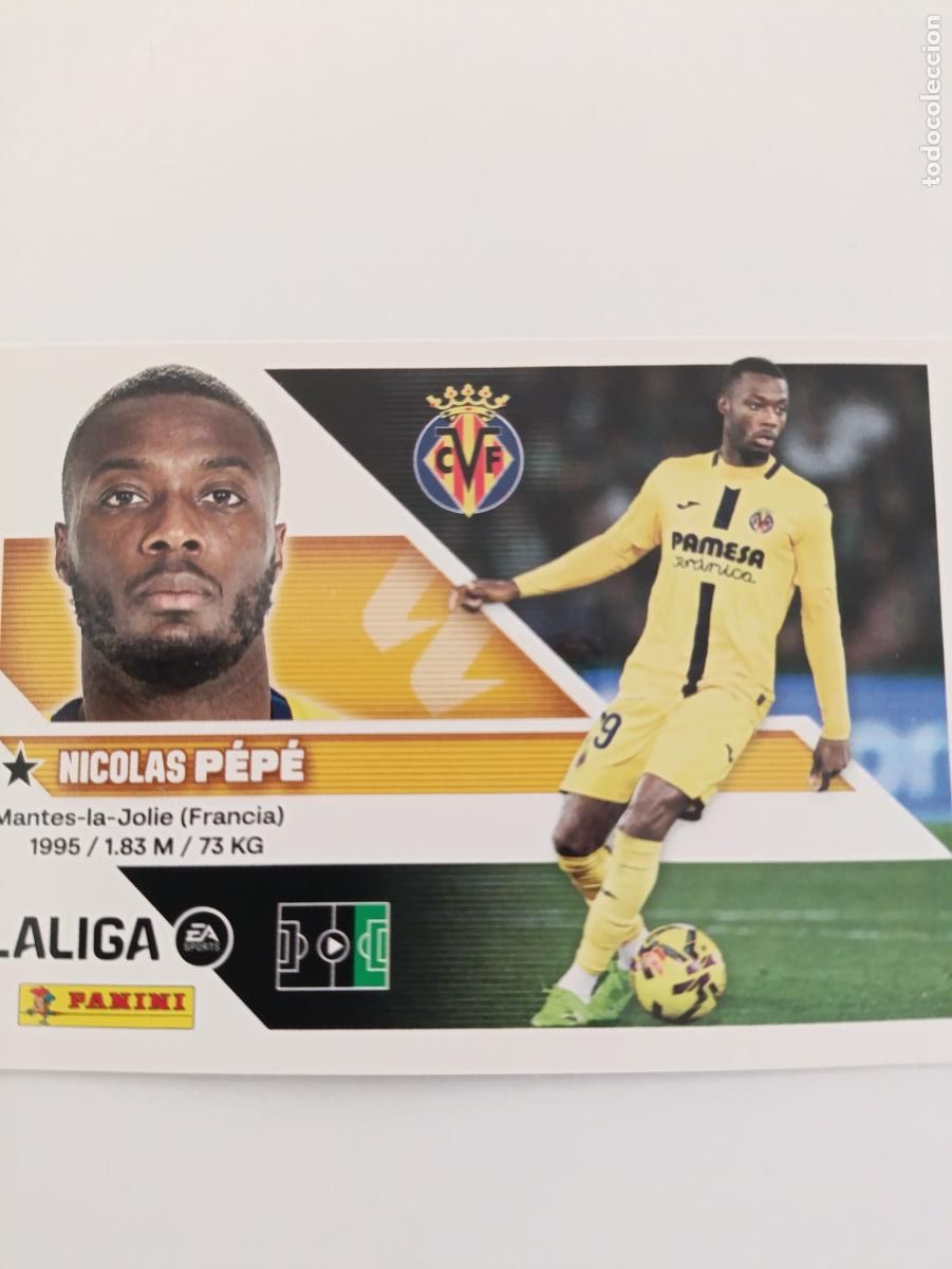 Cartes &agrave; collectionner de Football: LIGA ESTE 2026 2027 VILLARREAL CF PEPE N&ordm;18