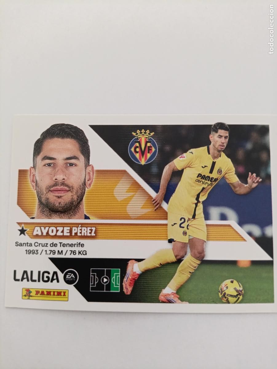 Cartes &agrave; collectionner de Football: LIGA ESTE 2026 2027 VILLARREAL CF AYOZE N&ordm;17