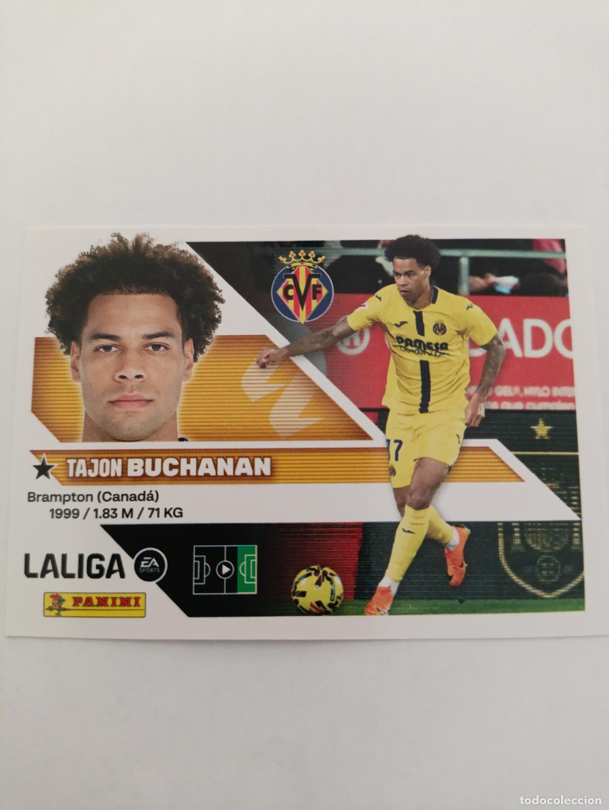 Cromos de f&uacute;tbol: LIGA ESTE 2026 2027 VILLARREAL CF BUCHANAN N&ordm;15