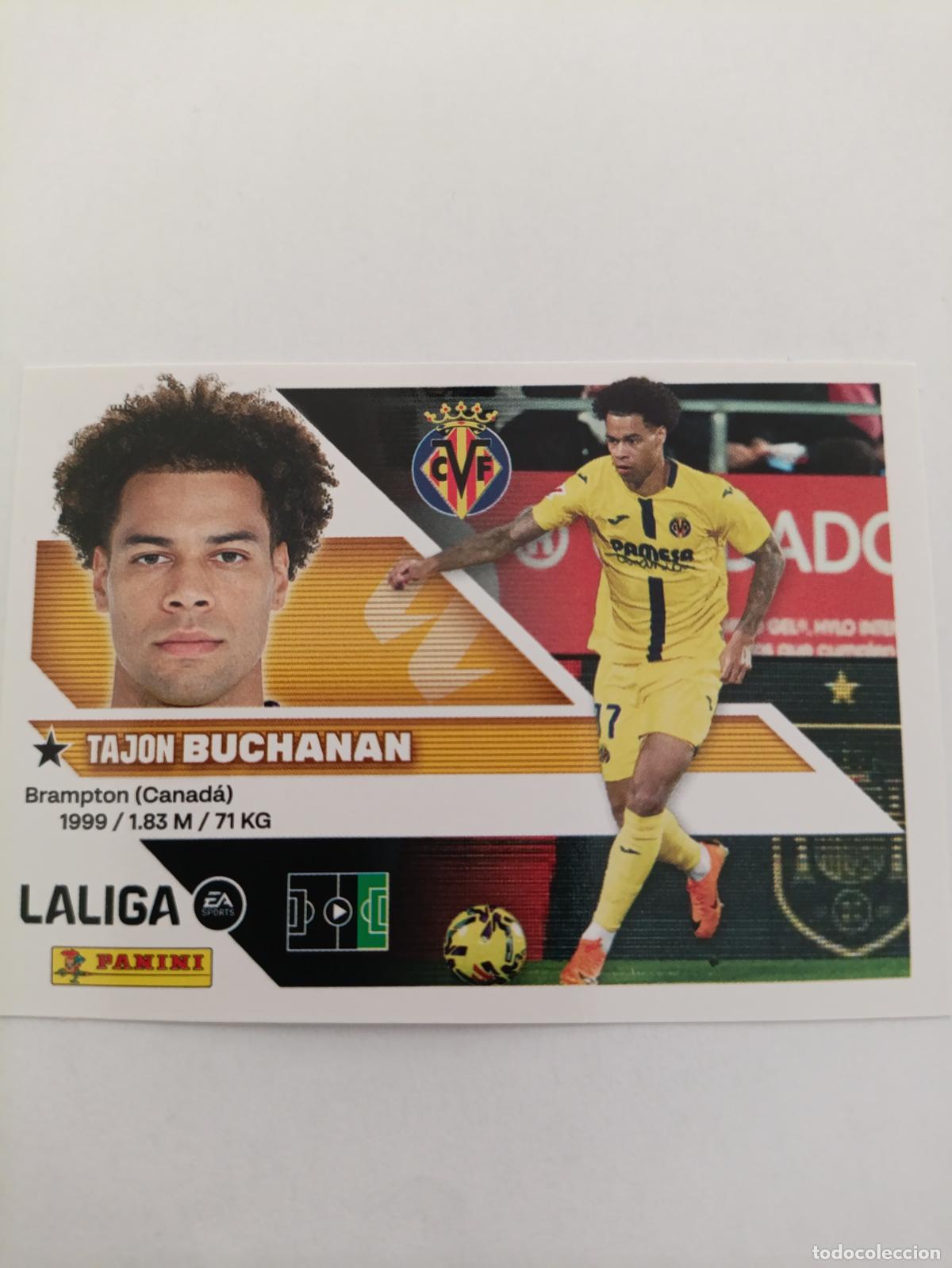 Cromos de f&uacute;tbol: LIGA ESTE 2026 2027 VILLARREAL CF BUCHANAN N&ordm;15