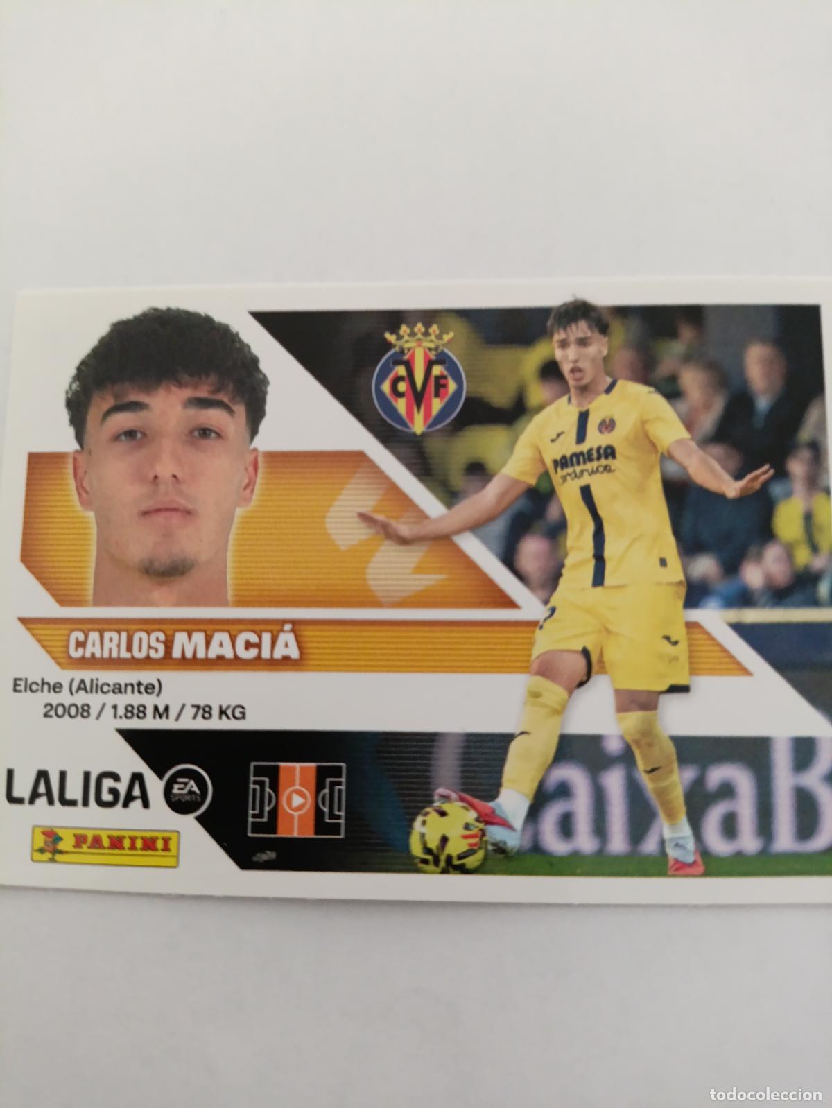 Cromos de f&uacute;tbol: LIGA ESTE 2026 2027 VILLARREAL CF MACIA N&ordm;13