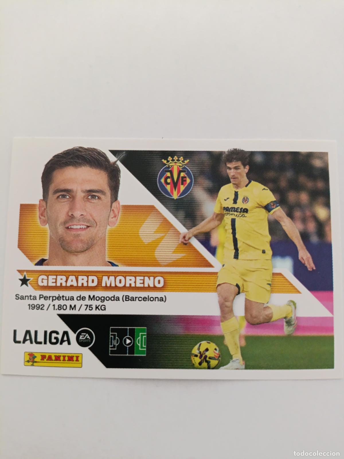 Cromos de f&uacute;tbol: LIGA ESTE 2026 2027 VILLARREAL CF GERARD MORENO N&ordm;20