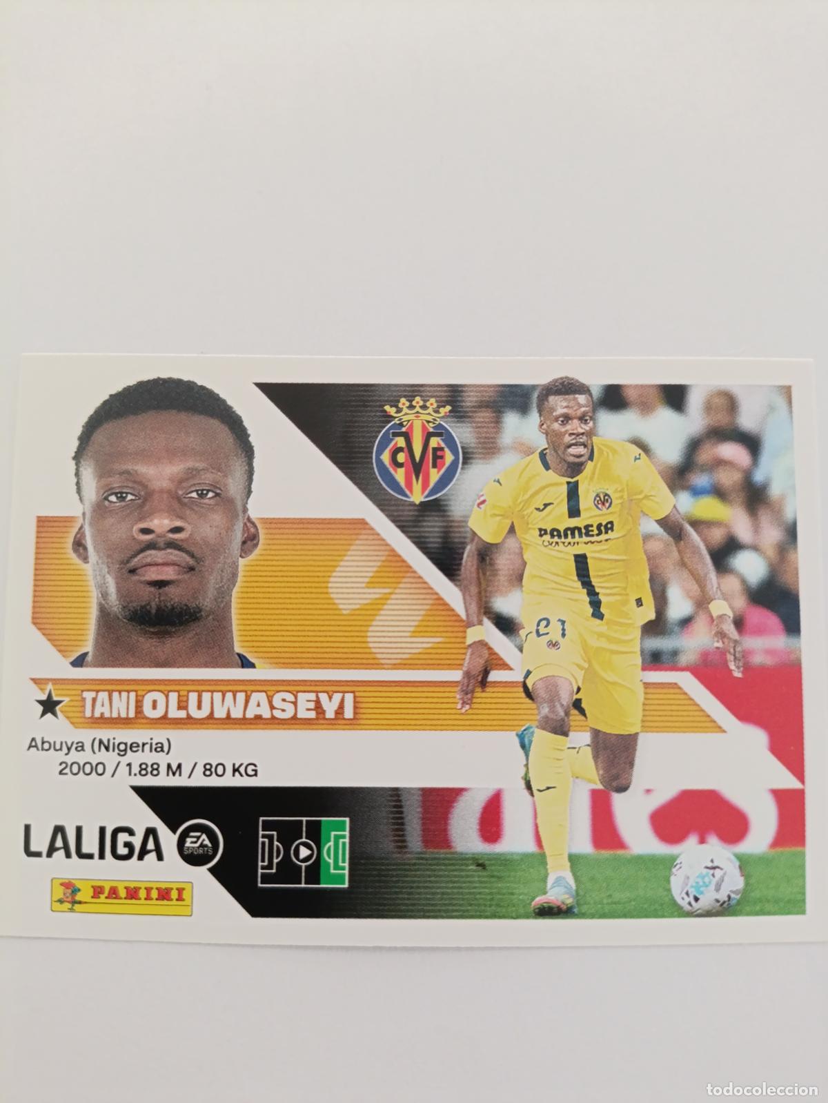 Cromos de Futebol: LIGA ESTE 2026 2027 VILLARREAL CF OLUWASEYI N&ordm;16